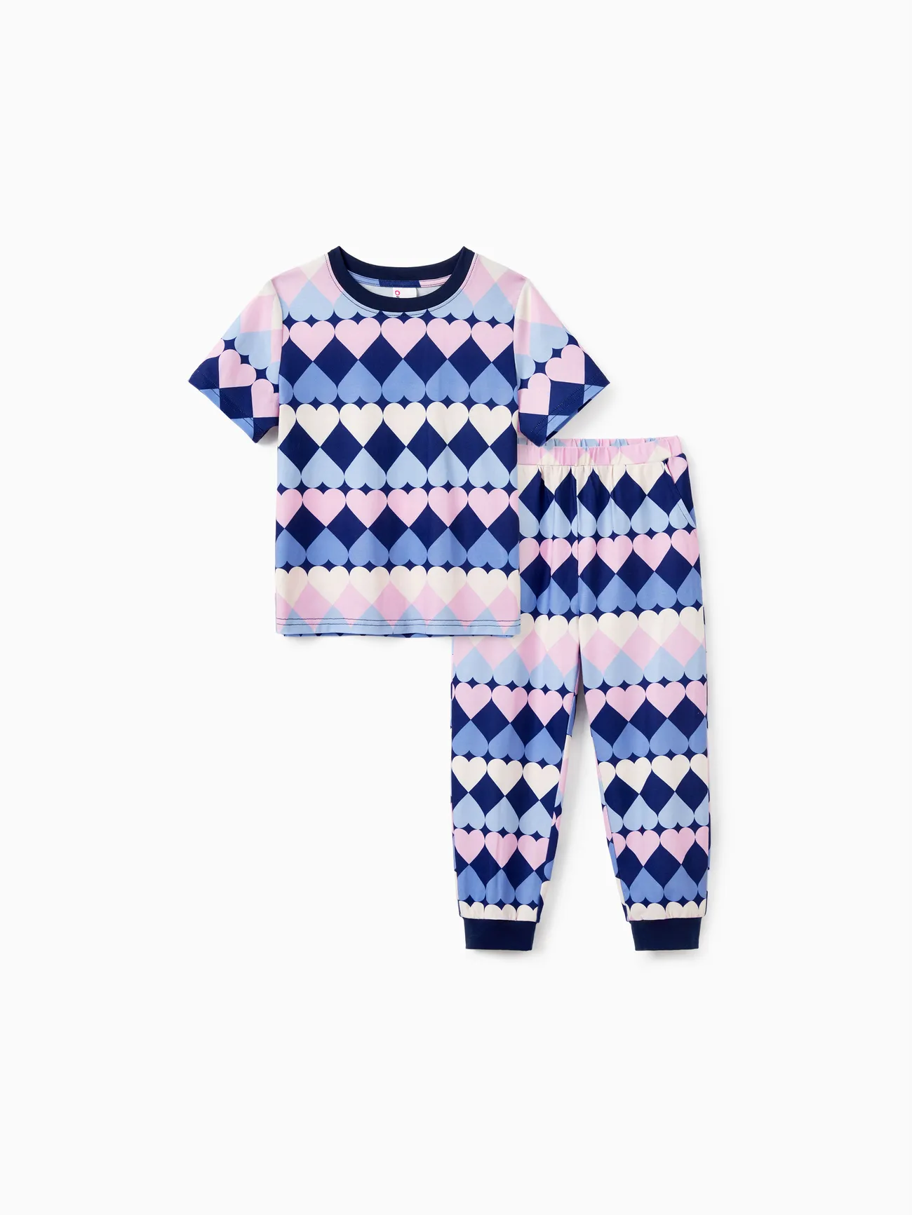 Valentine's Day Family Pajamas Short-sleeve Heart Print Matching Set
Valentine's Day Family Pajamas Short-sleeve Heart Print Matching Set