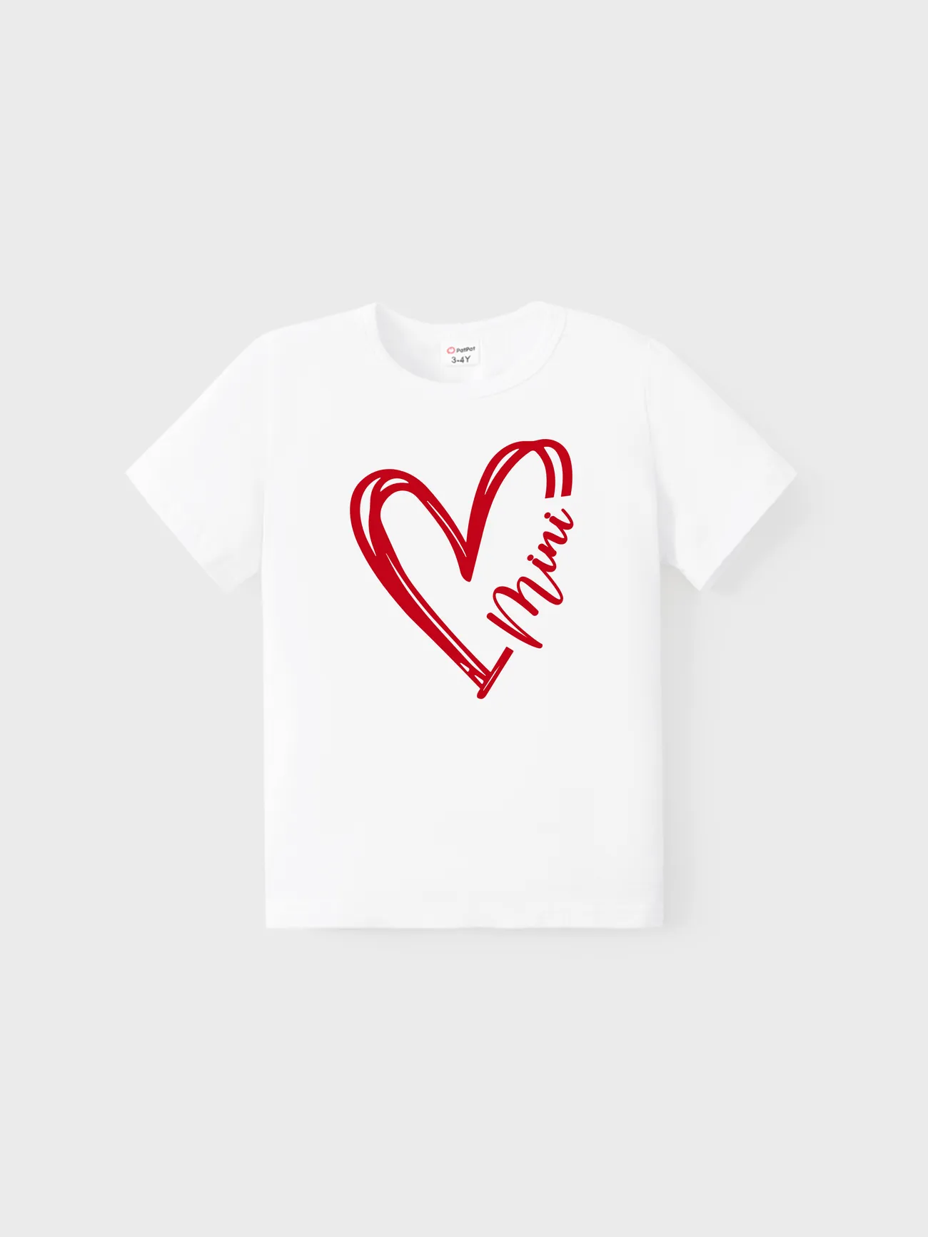 Valentine's Day Heart Pattern Cotton Matching Family Short-sleeve Tops 
Valentine's Day Heart Pattern Cotton Matching Family Short-sleeve Tops