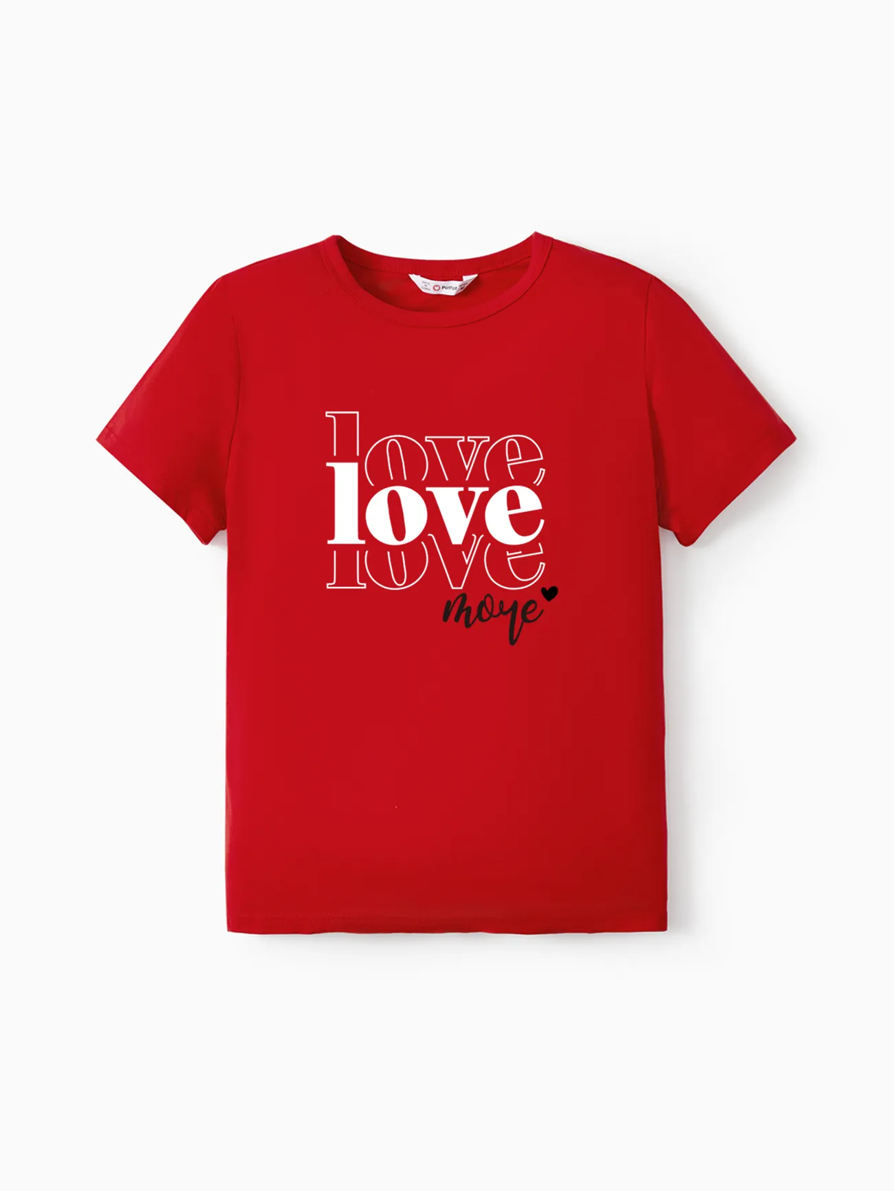 Valentine's Day Cotton Family Matching Tee Casual Letter Short-sleeve Tops
Valentine's Day Cotton Family Matching Tee Casual Letter Short-sleeve Tops