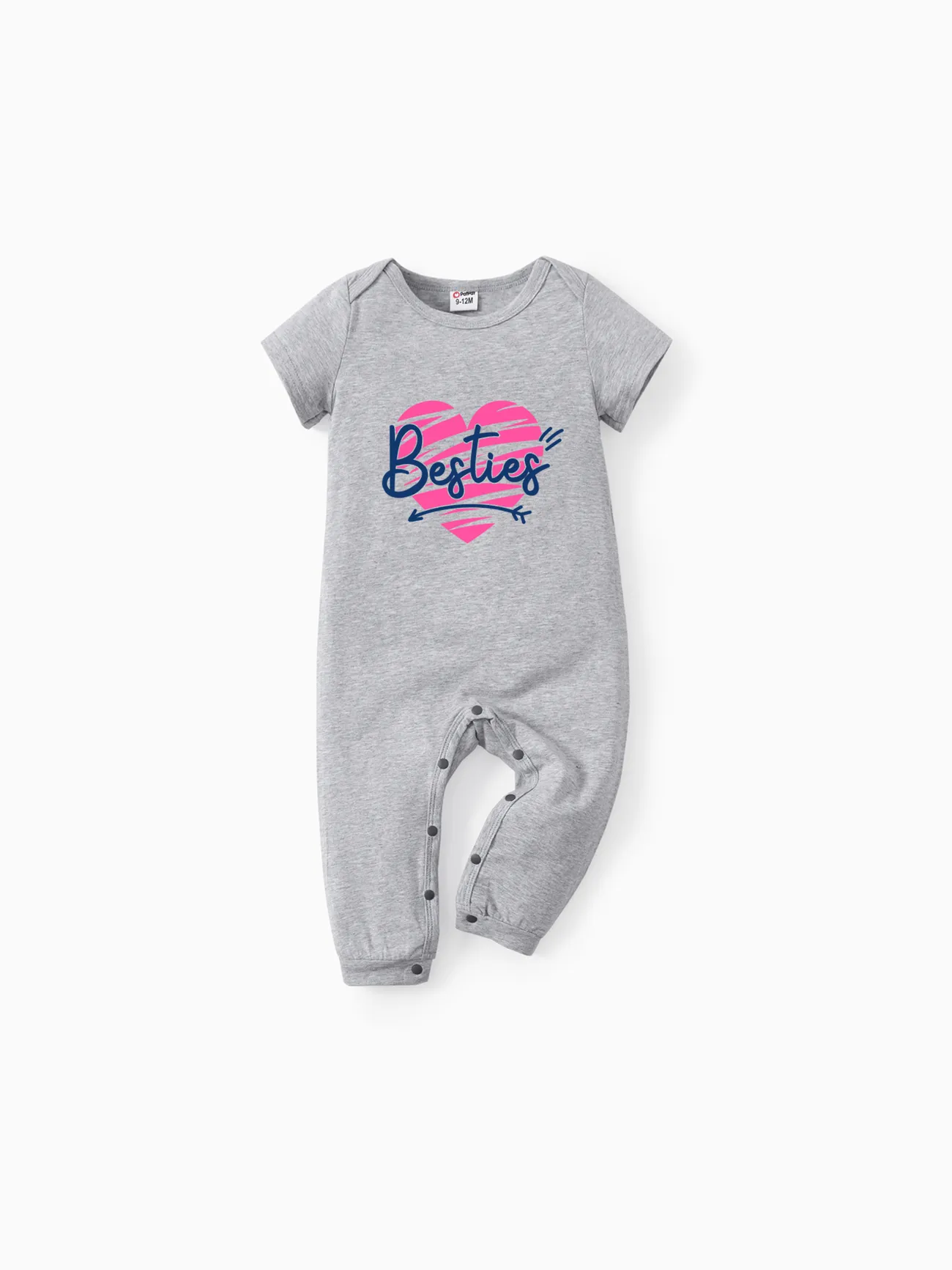 Valentine's Day Cotton Matching Tee Letter Short-sleeve Tops for Mommy and Me
Valentine's Day Cotton Matching Tee Letter Short-sleeve Tops for Mommy and Me