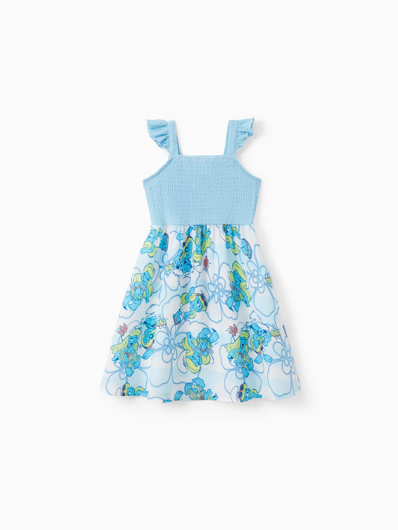 The Smurfs Family matching 1pc Character Floral Pattern Shirt Or Sleeveless dress
The Smurfs Family matching 1pc Character Floral Pattern Shirt Or Sleeveless dress