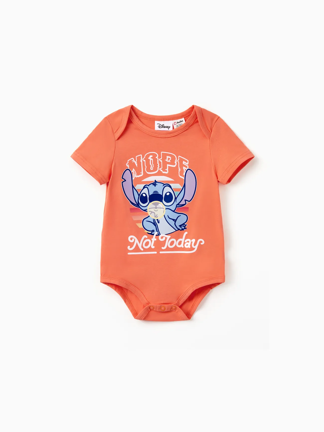 Disney Stitch Family matching 1pc Stitch Character Not Today Print Cotton Short-sleeve T-shirt or Romper 
Disney Stitch Family matching 1pc Stitch Character Not Today Print Cotton Short-sleeve T-shirt or Romper