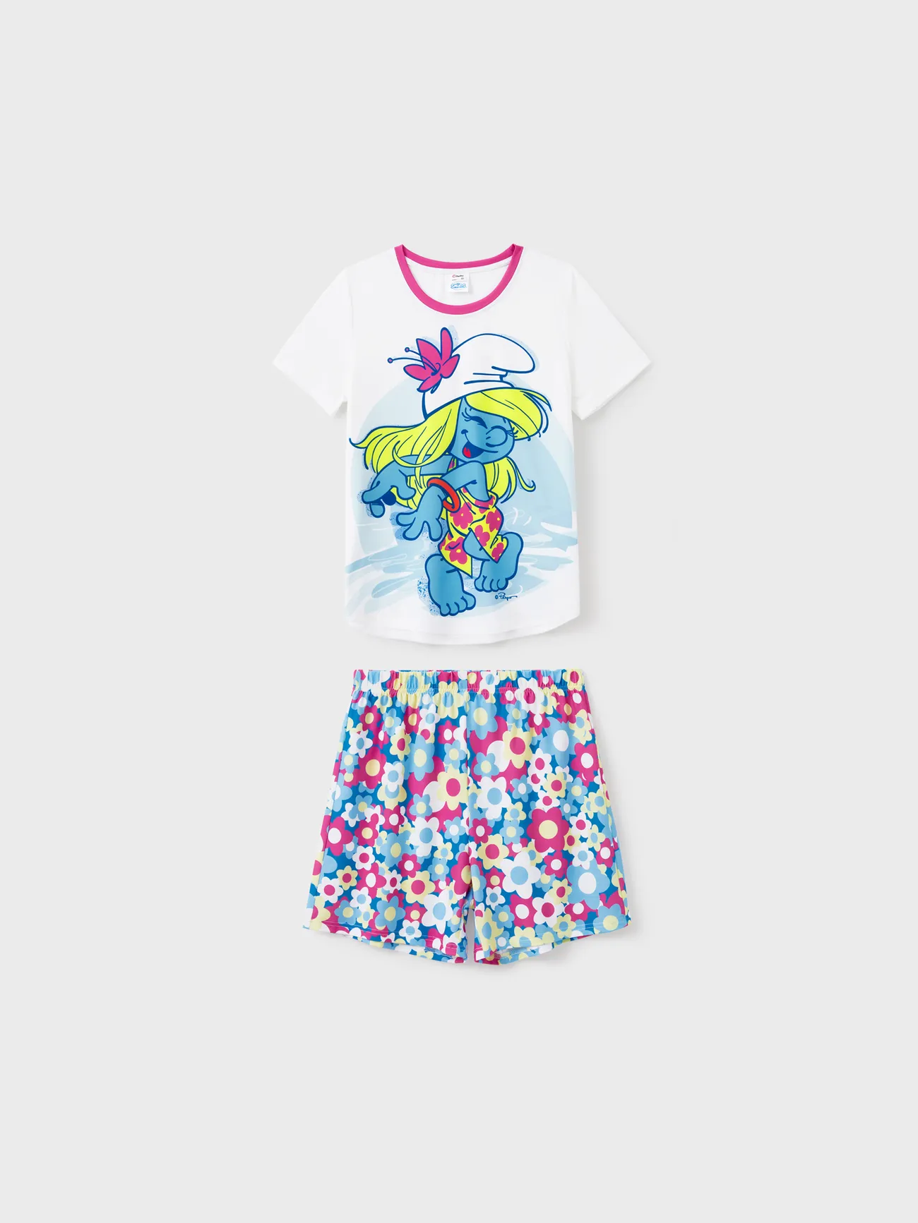 The Smurfs Family matching 2pcs Character Beach Floral Pattern Pajamas Set/Jumpsuit(Flame Resistant)
The Smurfs Family matching 2pcs Character Beach Floral Pattern Pajamas Set/Jumpsuit(Flame Resistant)