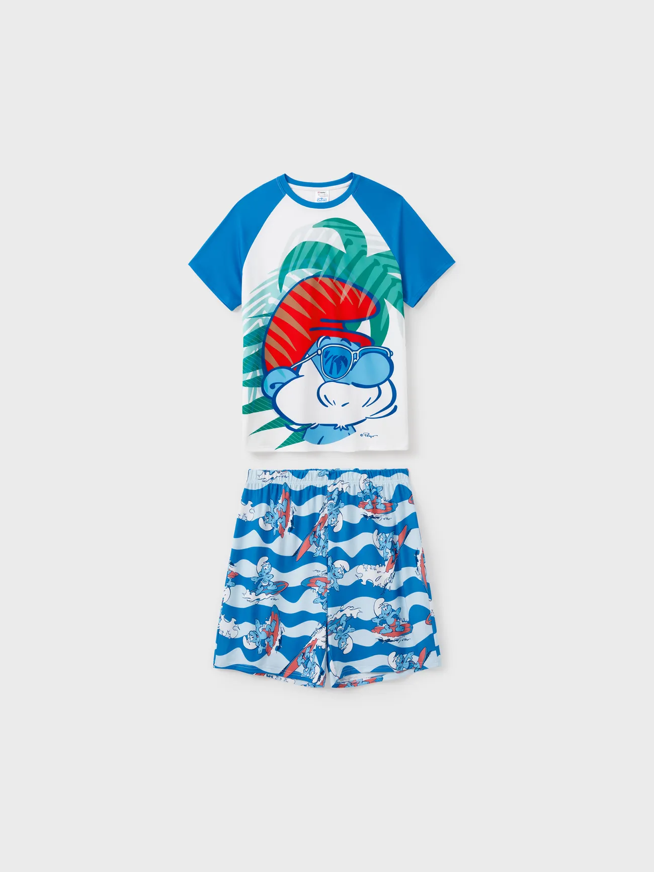 The Smurfs Family matching 2pcs Character Beach Floral Pattern Pajamas Set/Jumpsuit(Flame Resistant)
The Smurfs Family matching 2pcs Character Beach Floral Pattern Pajamas Set/Jumpsuit(Flame Resistant)