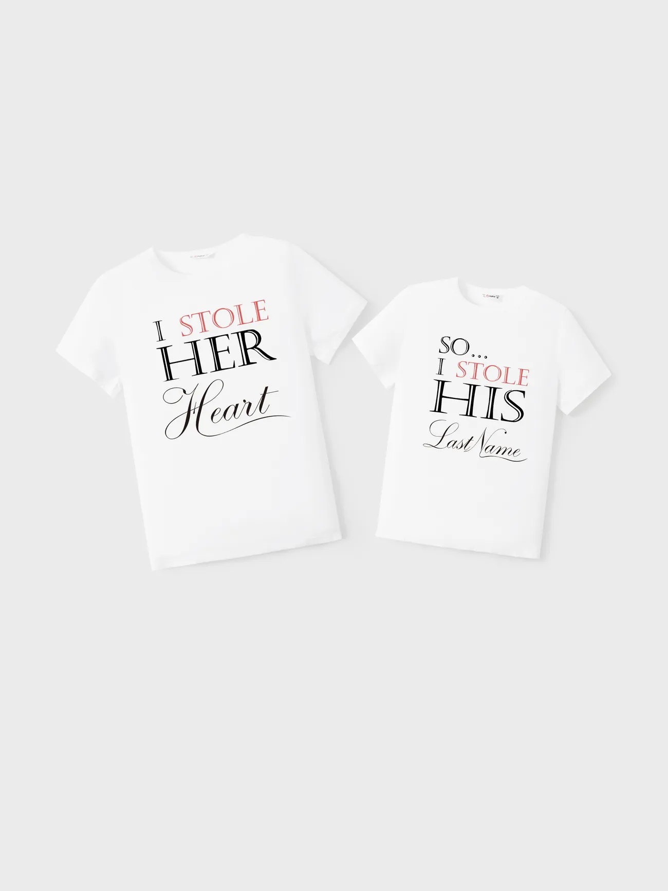 Valentine's Day Cotton Tee Couples Letter Print Short-sleeve Tops
Valentine's Day Cotton Tee Couples Letter Print Short-sleeve Tops