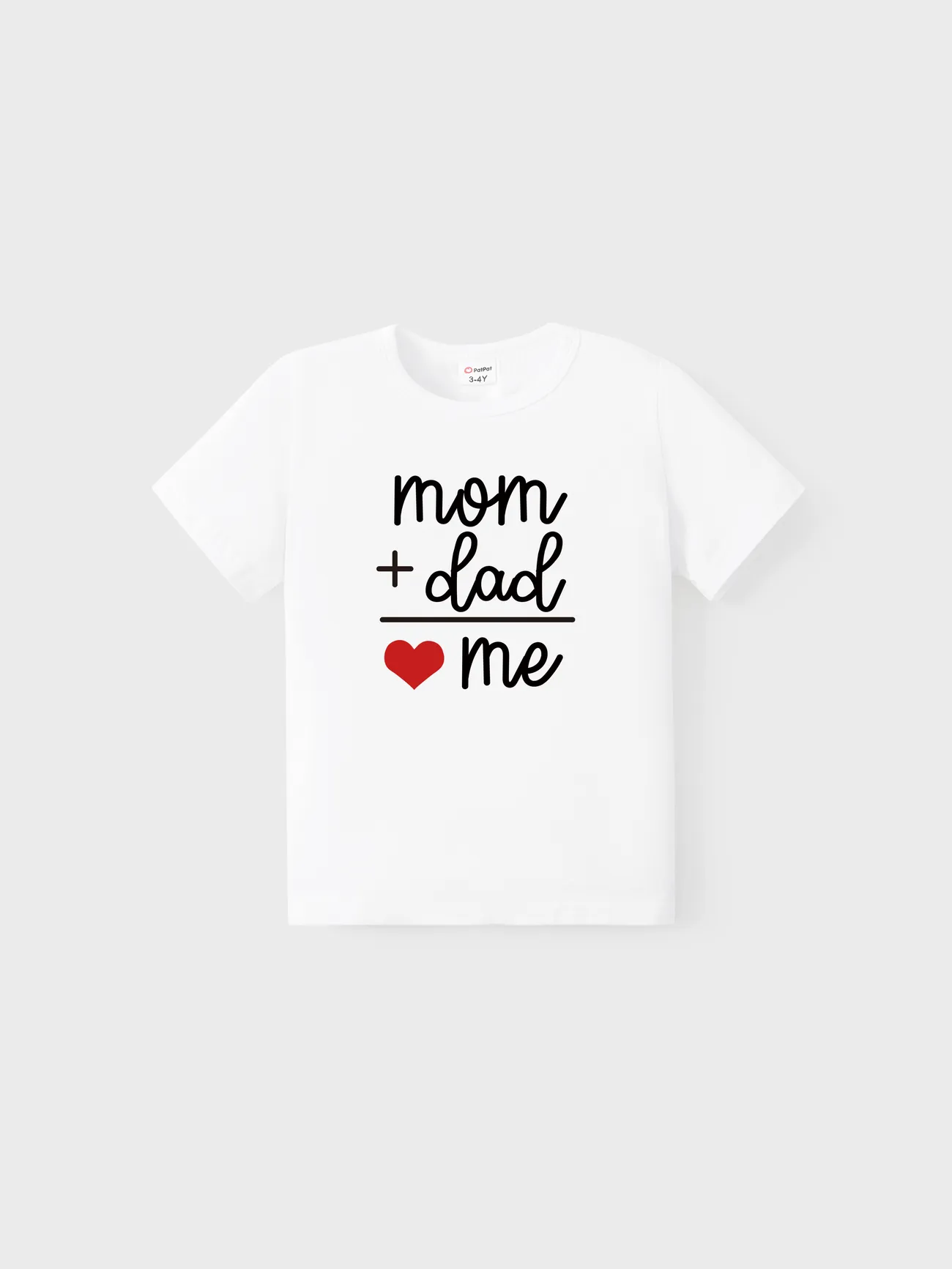 Valentine's Day Family Matching Cotton Tee Letter and Red Heart Print Short-sleeve Top
Valentine's Day Family Matching Cotton Tee Letter and Red Heart Print Short-sleeve Top