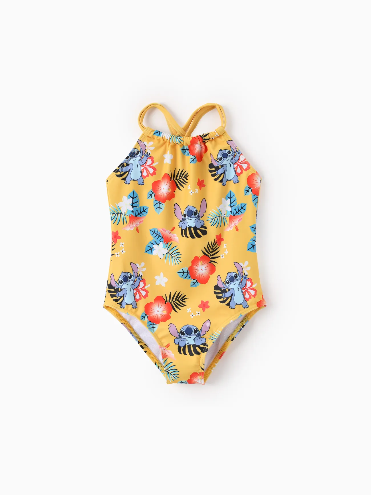 Disney Stitch Toddler/Kid Girl 1pc Character Big Pattern /Floral Allover Print Off-shoulder UPF 50+ Swimsuit
Disney Stitch Toddler/Kid Girl 1pc Character Big Pattern /Floral Allover Print Off-shoulder UPF 50+ Swimsuit