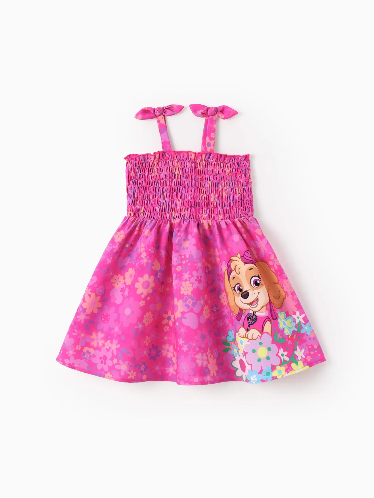 PAW Patrol Toddler Girl 1pc Skye Floral Print Bowknot Smocking Dress
PAW Patrol Toddler Girl 1pc Skye Floral Print Bowknot Smocking Dress