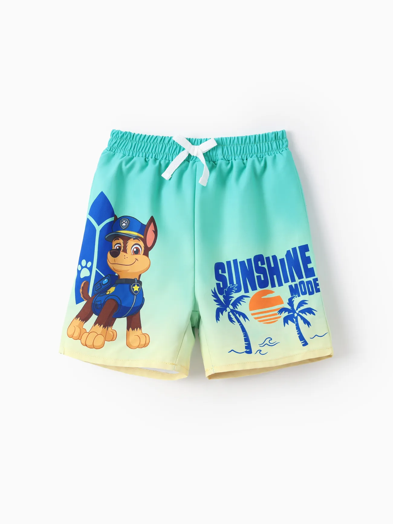 PAW Patrol Toddler Boy 1pc Chase Coconut Tree Gradient Print Sunproof UPF50+ Swimming Trunks
PAW Patrol Toddler Boy 1pc Chase Coconut Tree Gradient Print Sunproof UPF50+ Swimming Trunks