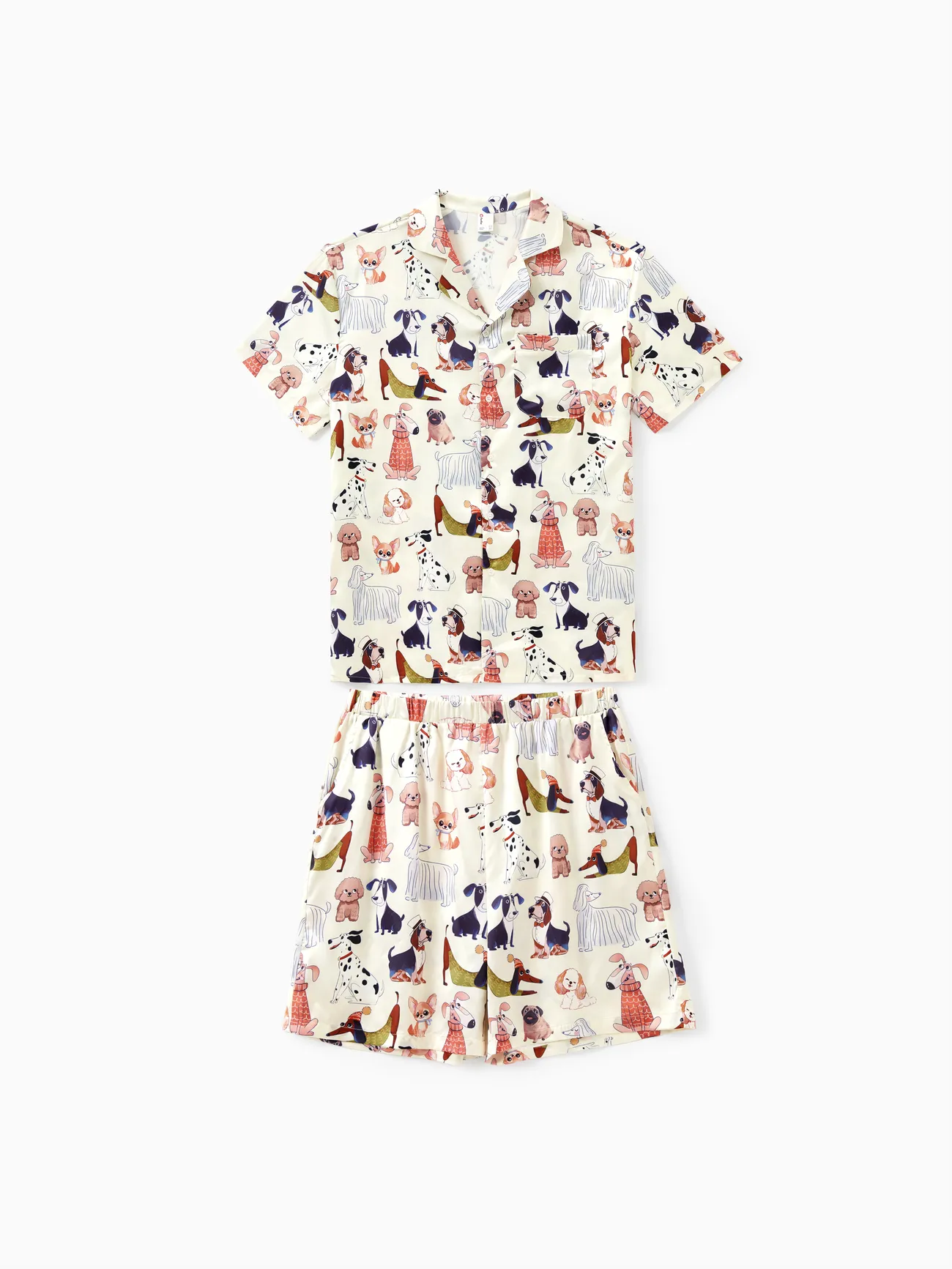 Family Matching Short-sleeve Pajamas Set Doggy Pattern Pajamas Set for Couples
Family Matching Short-sleeve Pajamas Set Doggy Pattern Pajamas Set for Couples