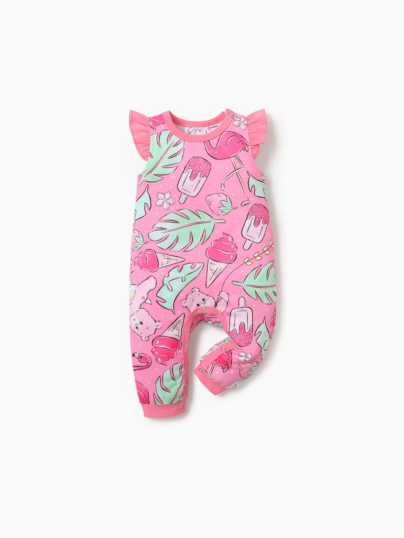 Care Bears Baby Girl Character Print Ruffled Sleeve Jumpsuit
Care Bears Baby Girl Character Print Ruffled Sleeve Jumpsuit