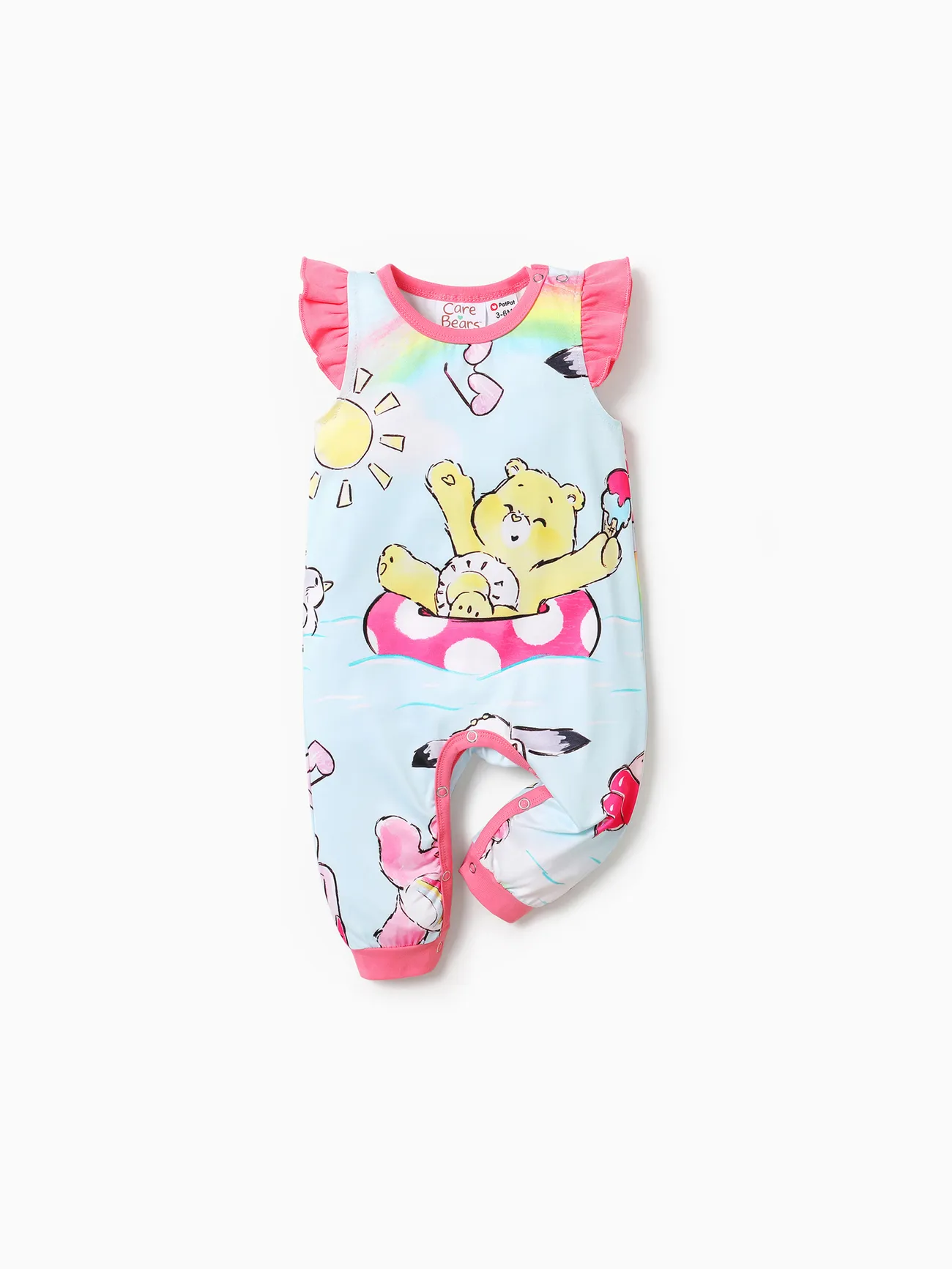 Care Bears Baby Girl Character Print Ruffled Sleeve Jumpsuit
Care Bears Baby Girl Character Print Ruffled Sleeve Jumpsuit