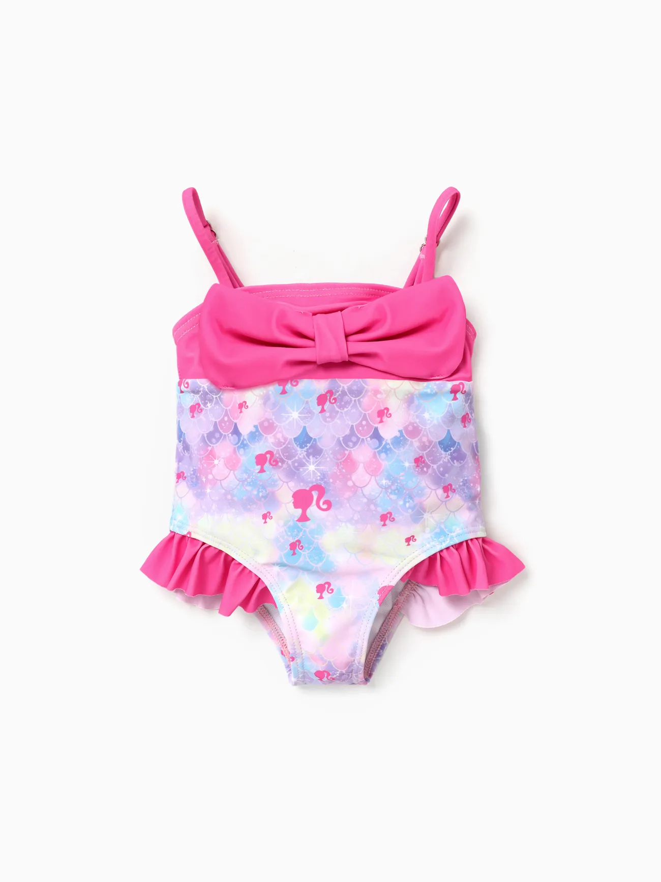 Barbie Baby Girl /Toddler Girl Barbie Mermaid bow swimsuit