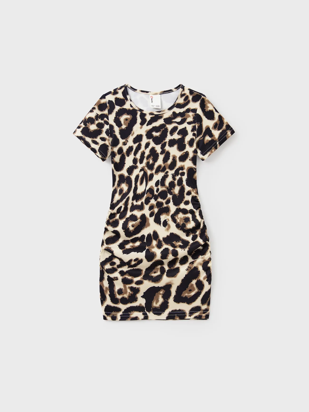 Family Matching Colorblock Short-sleeve Top and Leopard Body-con Dress
Family Matching Colorblock Short-sleeve Top and Leopard Body-con Dress