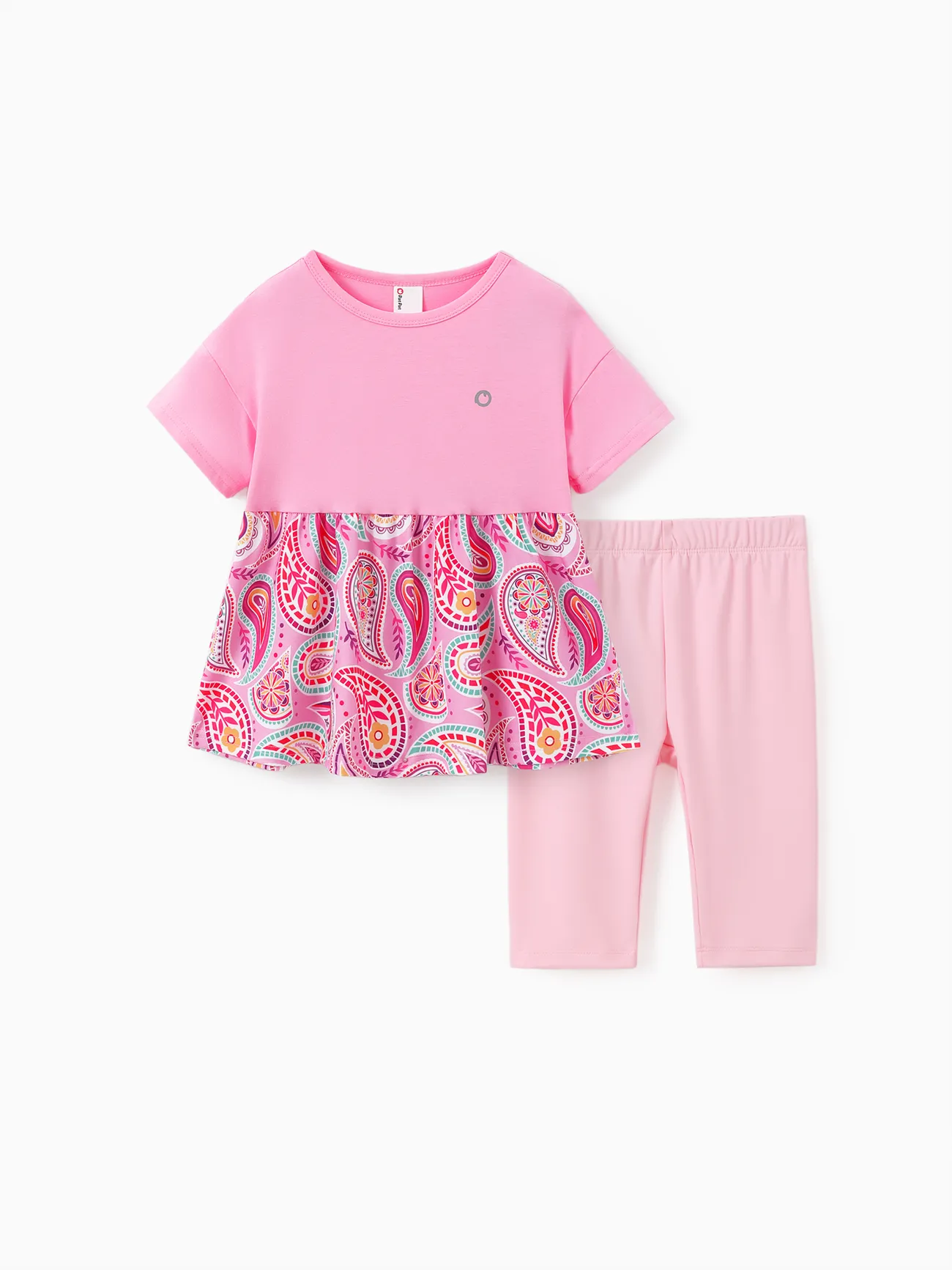 2pcs Toddler/Kid Girl Printed Splice Top and Leggings Set
2pcs Toddler/Kid Girl Printed Splice Top and Leggings Set