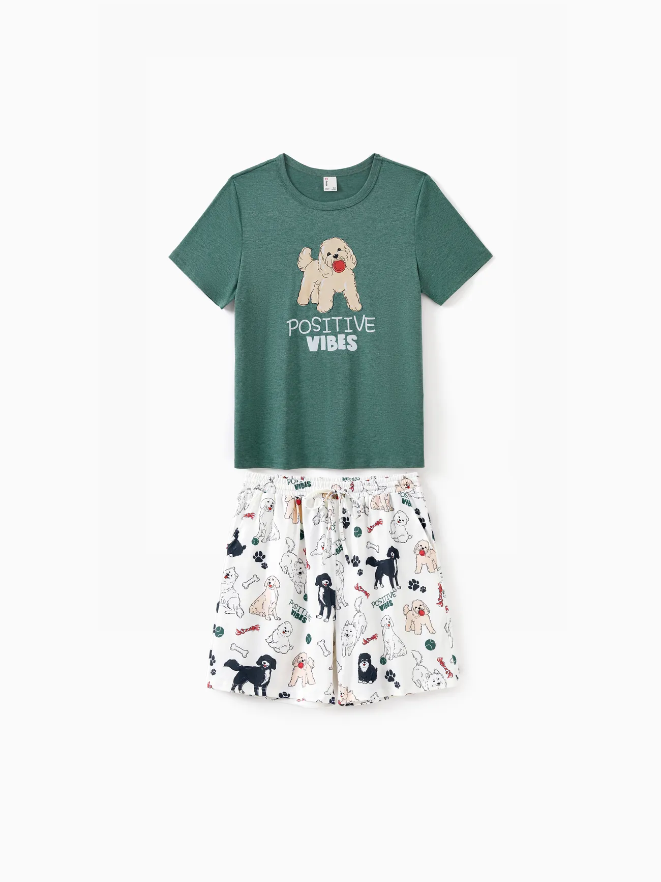 Family Matching Allover Cute Smile Doggy Pattern Short-sleeve Pajamas Set
Family Matching Allover Cute Smile Doggy Pattern Short-sleeve Pajamas Set