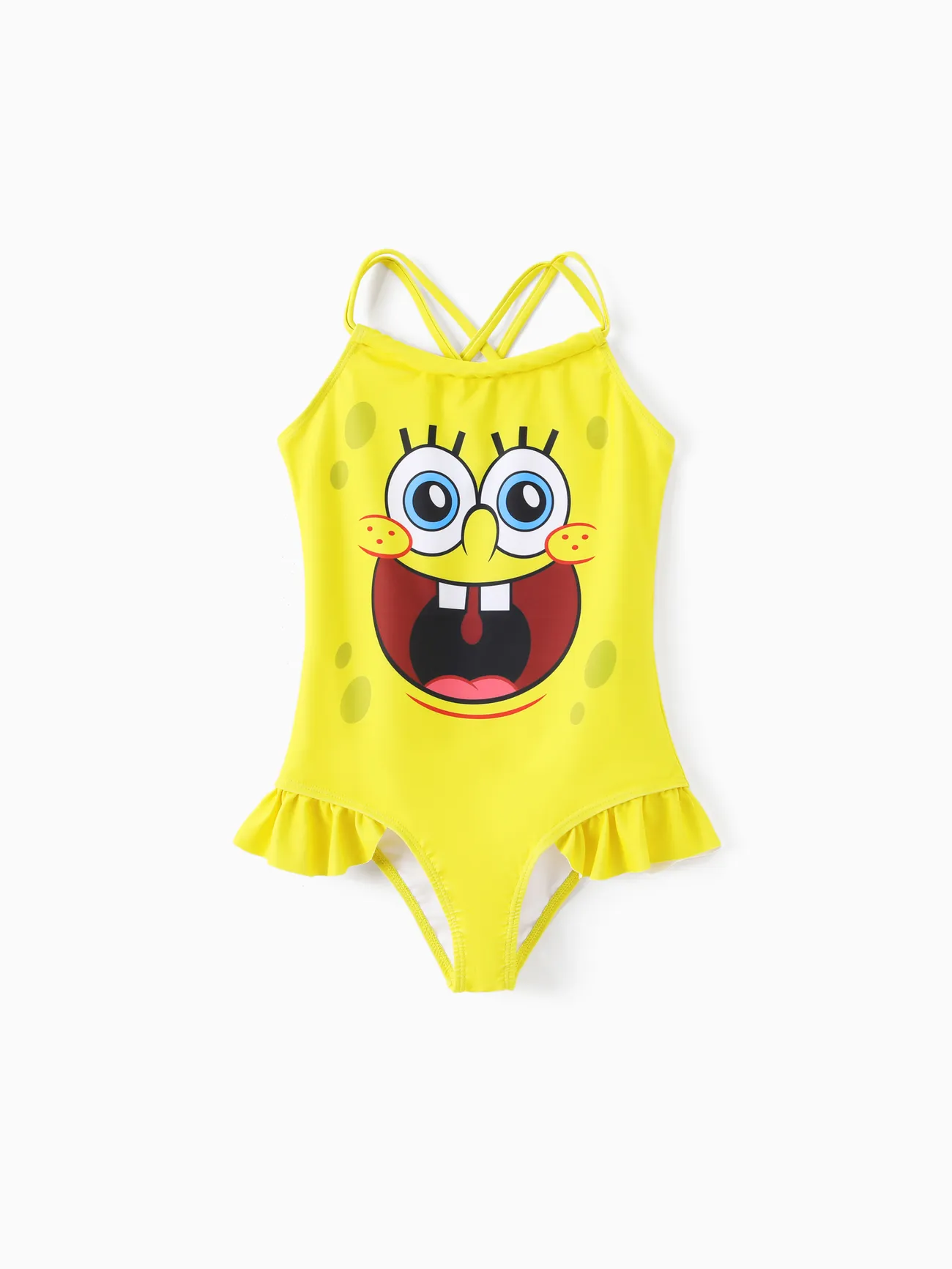 SpongeBob SquarePants Toddler/Kid Girl 1pcs Character Gradient Print Ruffle-hem One-piece UPF 50+ Swimsuit
SpongeBob SquarePants Toddler/Kid Girl 1pcs Character Gradient Print Ruffle-hem One-piece UPF 50+ Swimsuit