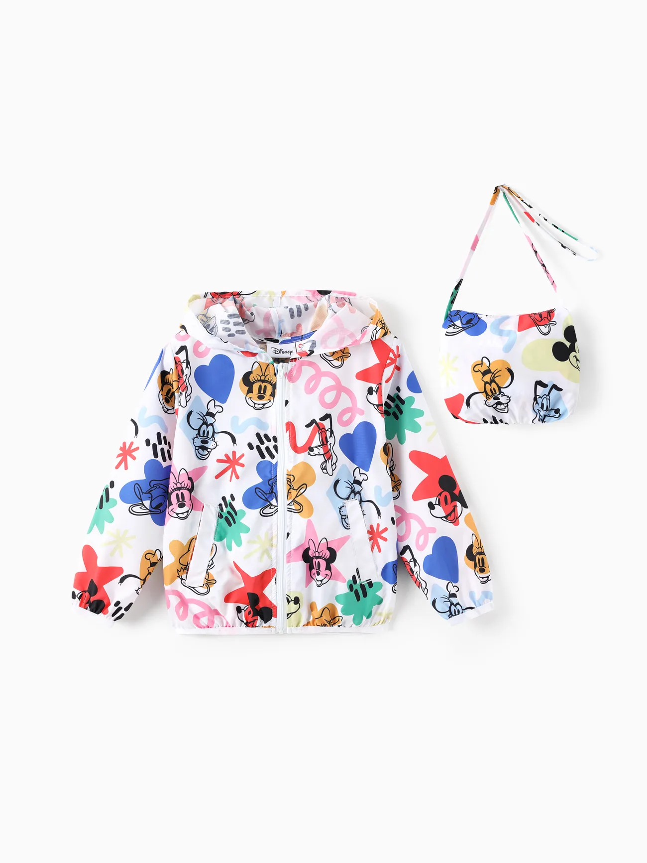 Disney Mickey and Friends Toddler Boy/Girl 1pc Graffiti Allover Print Zipper Hooded Sun Protection Storage Long-sleeve Jacket
Disney Mickey and Friends Toddler Boy/Girl 1pc Graffiti Allover Print Zipper Hooded Sun Protection Storage Long-sleeve Jacket