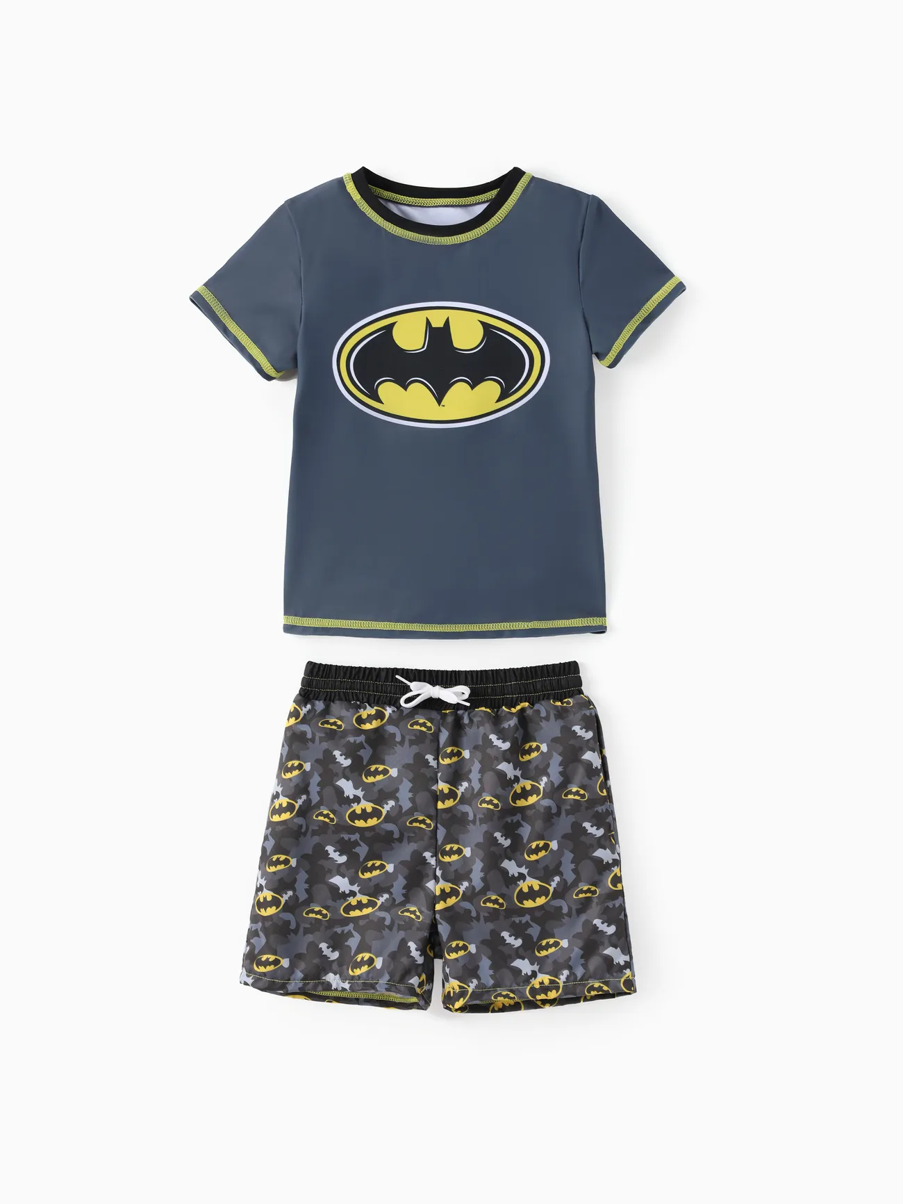 Justice League Toddler/Kid Boy 2pcs Superman/Batman UPF 50+ Short-sleeve Top And Trunks Swimsuit 
Justice League Toddler/Kid Boy 2pcs Superman/Batman UPF 50+ Short-sleeve Top And Trunks Swimsuit