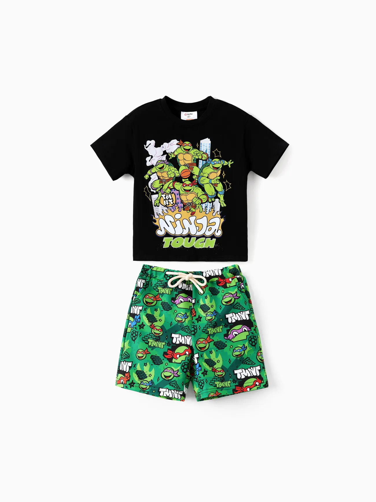 Teenage Mutant Ninja Turtle Toddler/Kid Boy 2pcs Cotton TMNT Character Streetwear Graffiti Print Short-sleeve Top And Shorts Set
Teenage Mutant Ninja Turtle Toddler/Kid Boy 2pcs Cotton TMNT Character Streetwear Graffiti Print Short-sleeve Top And Shorts Set