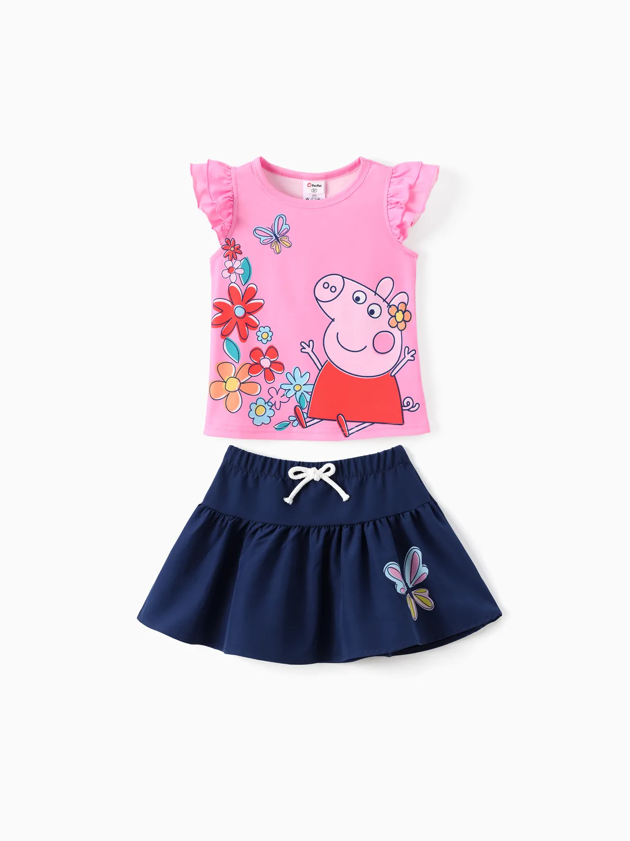 Peppa Pig Toddler Girl 2pc Character Floral Print Ruffle-sleeve Top And Skirt Set
Peppa Pig Toddler Girl 2pc Character Floral Print Ruffle-sleeve Top And Skirt Set