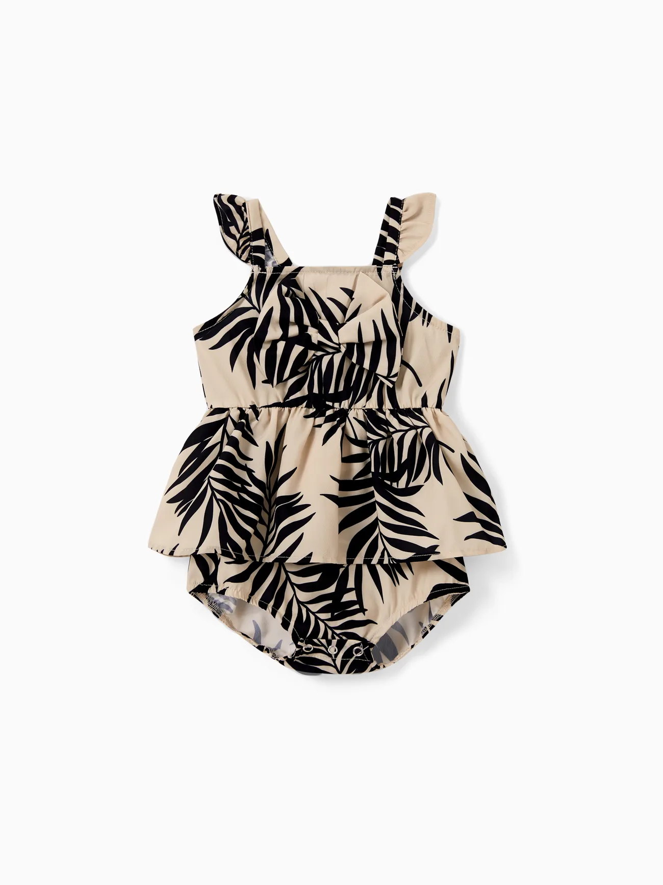 Family Matching Tropical Leaf Print Short-sleeve Shirt or Camisole Top and A-line Skirt Co-ord Set
Family Matching Tropical Leaf Print Short-sleeve Shirt or Camisole Top and A-line Skirt Co-ord Set