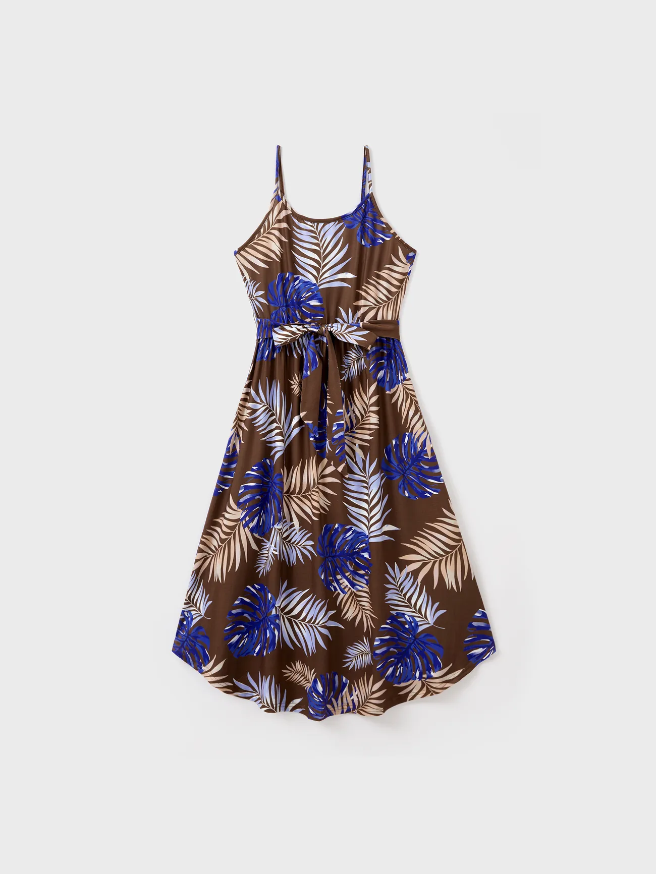 Family Matching Tropical Plant Print Short-sleeve Tee or Camisole Belted Dress Set
Family Matching Tropical Plant Print Short-sleeve Tee or Camisole Belted Dress Set