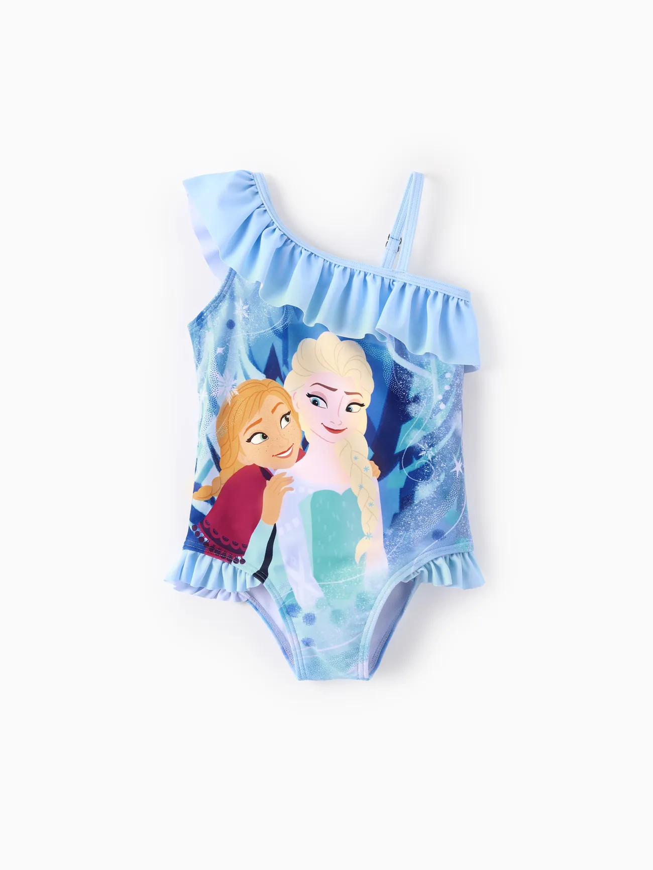 Disney Frozen Toddler Girl 1pc Sunproof Elsa And Anna Off-shoulder Ruffled Swimsuit
Disney Frozen Toddler Girl 1pc Sunproof Elsa And Anna Off-shoulder Ruffled Swimsuit