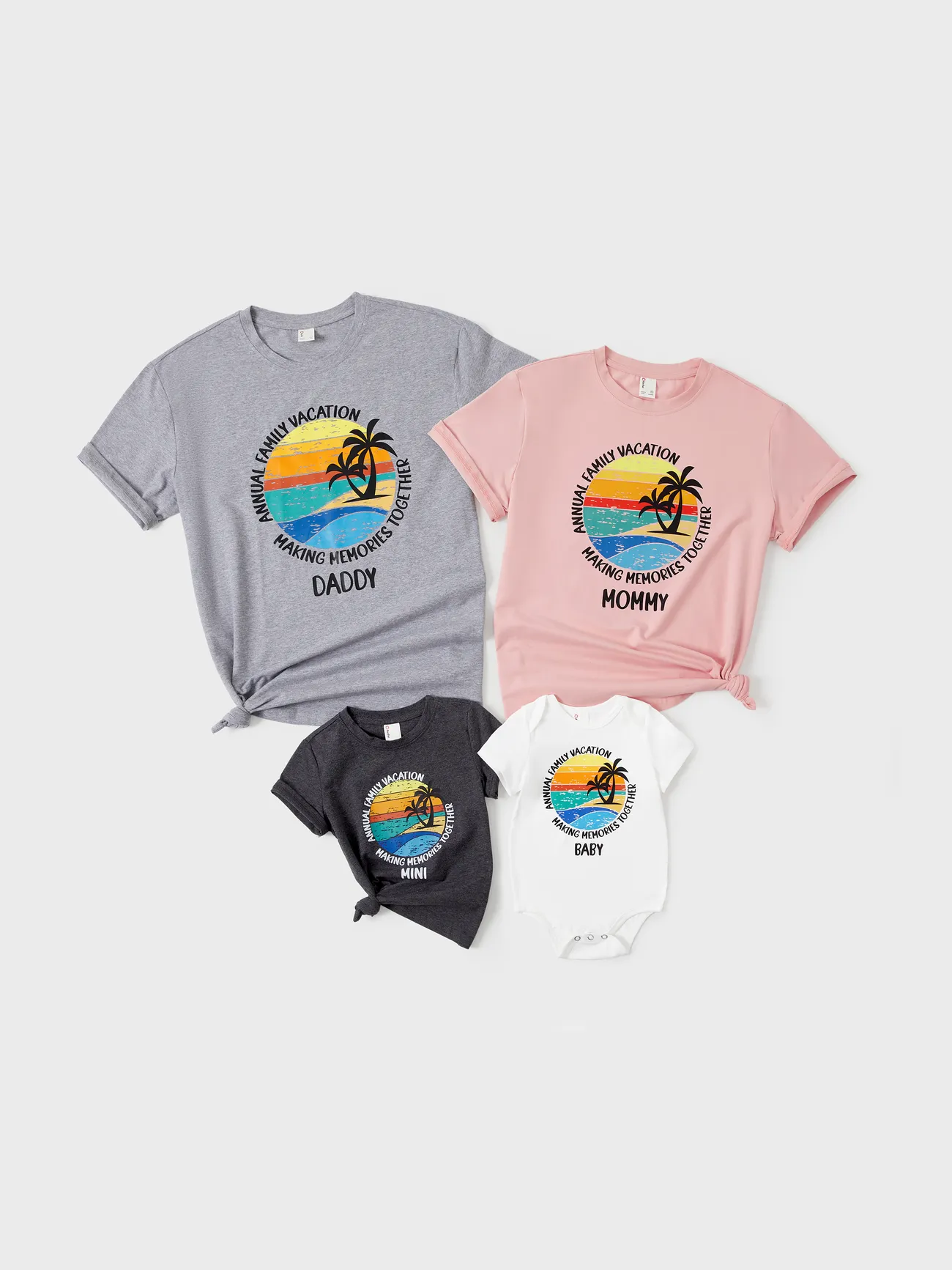 Matching Family Cotton Tee Coconut Tree Print Short-sleeve Tops
Matching Family Cotton Tee Coconut Tree Print Short-sleeve Tops