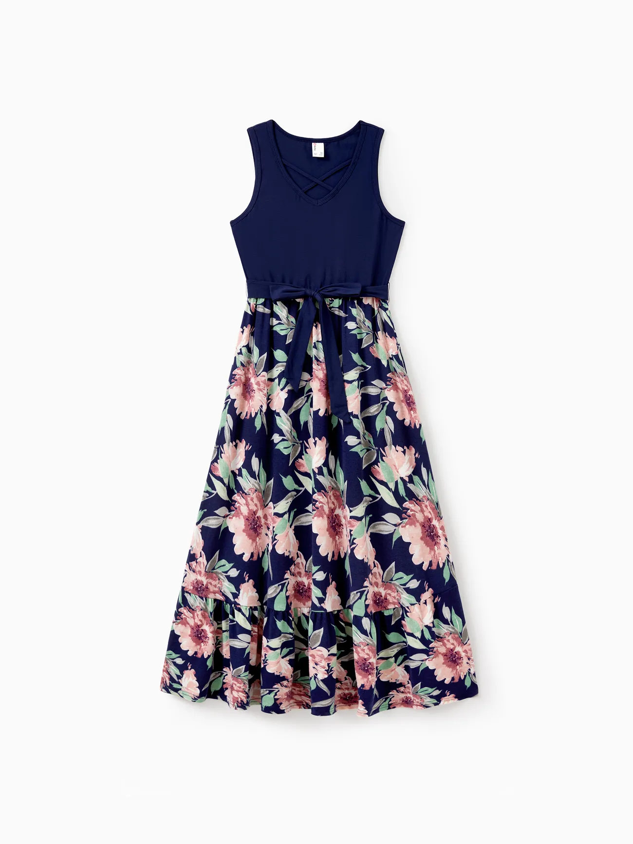 Family Matching Blue Cotton Tee and Flora Splicing Tank Top Dress Sets
Family Matching Blue Cotton Tee and Flora Splicing Tank Top Dress Sets