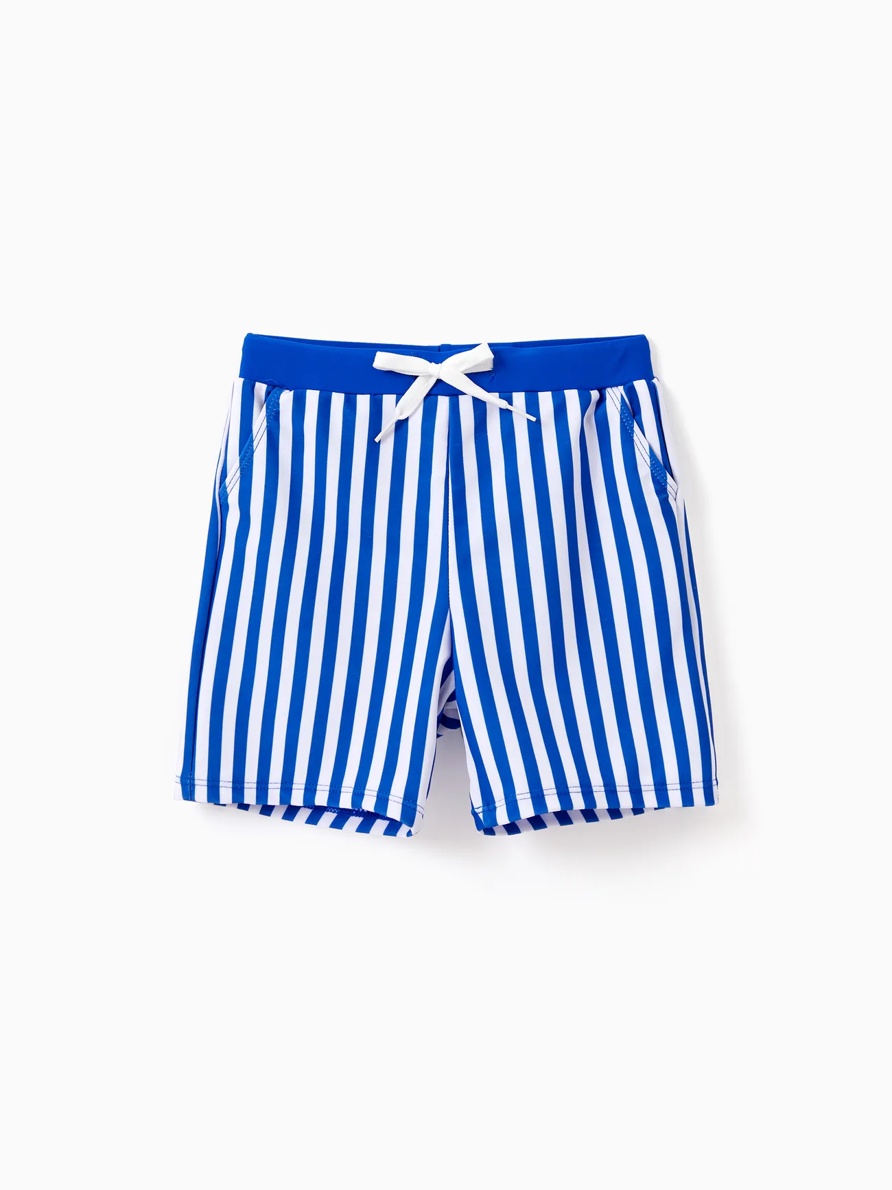 Family Matching Blue Striped Swim Trunks or 2 Pieces Halter Tankini Swimsuit
Family Matching Blue Striped Swim Trunks or 2 Pieces Halter Tankini Swimsuit