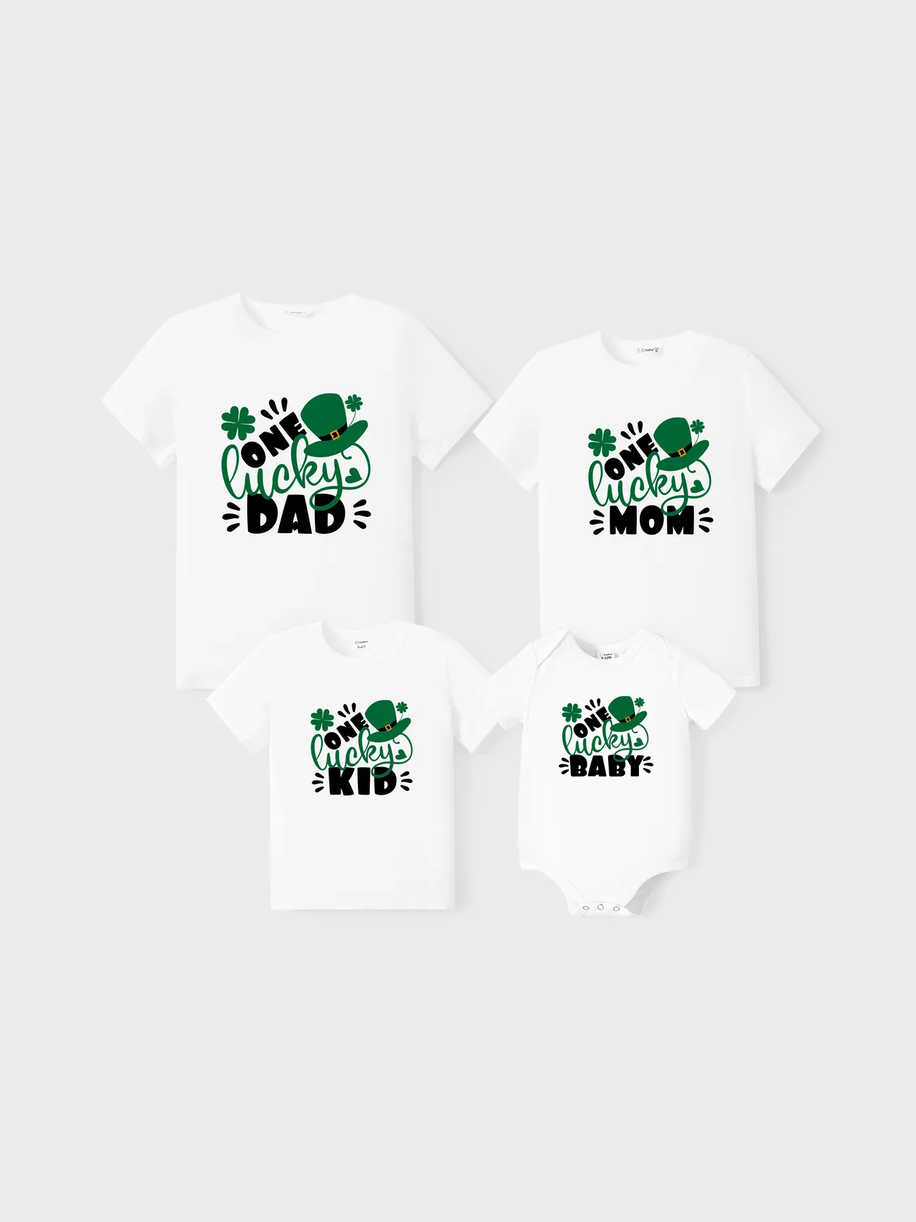 St. Patrick's Day Family Matching Cotton Letter Print Tee
St. Patrick's Day Family Matching Cotton Letter Print Tee
