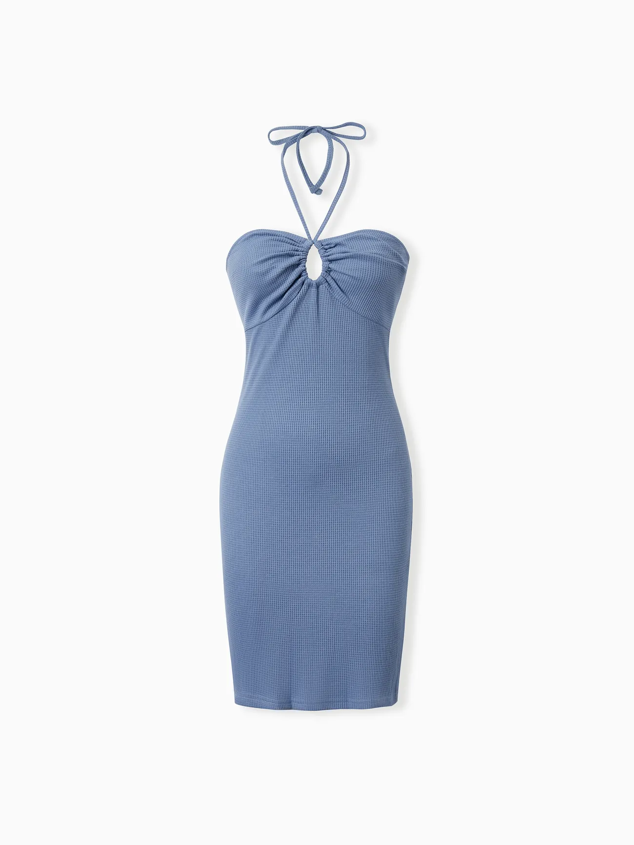 Family Matching Solid Color Short Sleeve Halter Dress for Mommy and Me
Family Matching Solid Color Short Sleeve Halter Dress for Mommy and Me