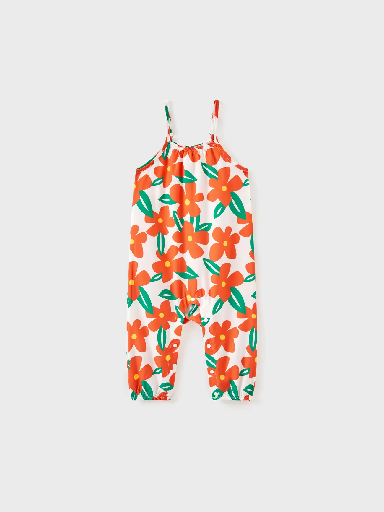 Baby Girl Sweet Floral Print Hanging Strap Jumpsuit
Baby Girl Sweet Floral Print Hanging Strap Jumpsuit