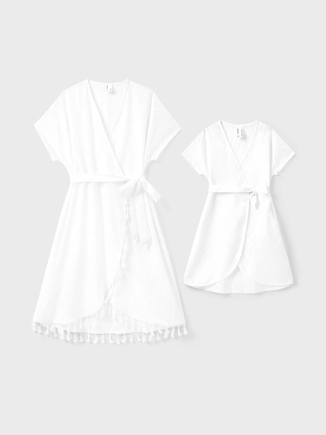 Mommy and Me Swimwear Pure White Tasseled Cover up Dress
Mommy and Me Swimwear Pure White Tasseled Cover up Dress