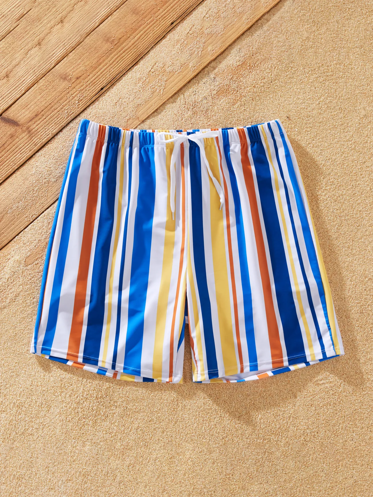 Family Matching Stripe Swim Trunks or Ditsy Floral Shirred Two-Piece Swimsuit
Family Matching Stripe Swim Trunks or Ditsy Floral Shirred Two-Piece Swimsuit