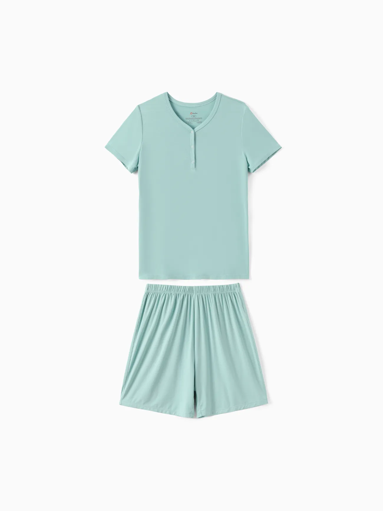 Bamboo Family Pajamas Solid Color Green Short Sleeve Matching Pajama Set ( Snug-Fitting for Children )
Bamboo Family Pajamas Solid Color Green Short Sleeve Matching Pajama Set ( Snug-Fitting for Children )