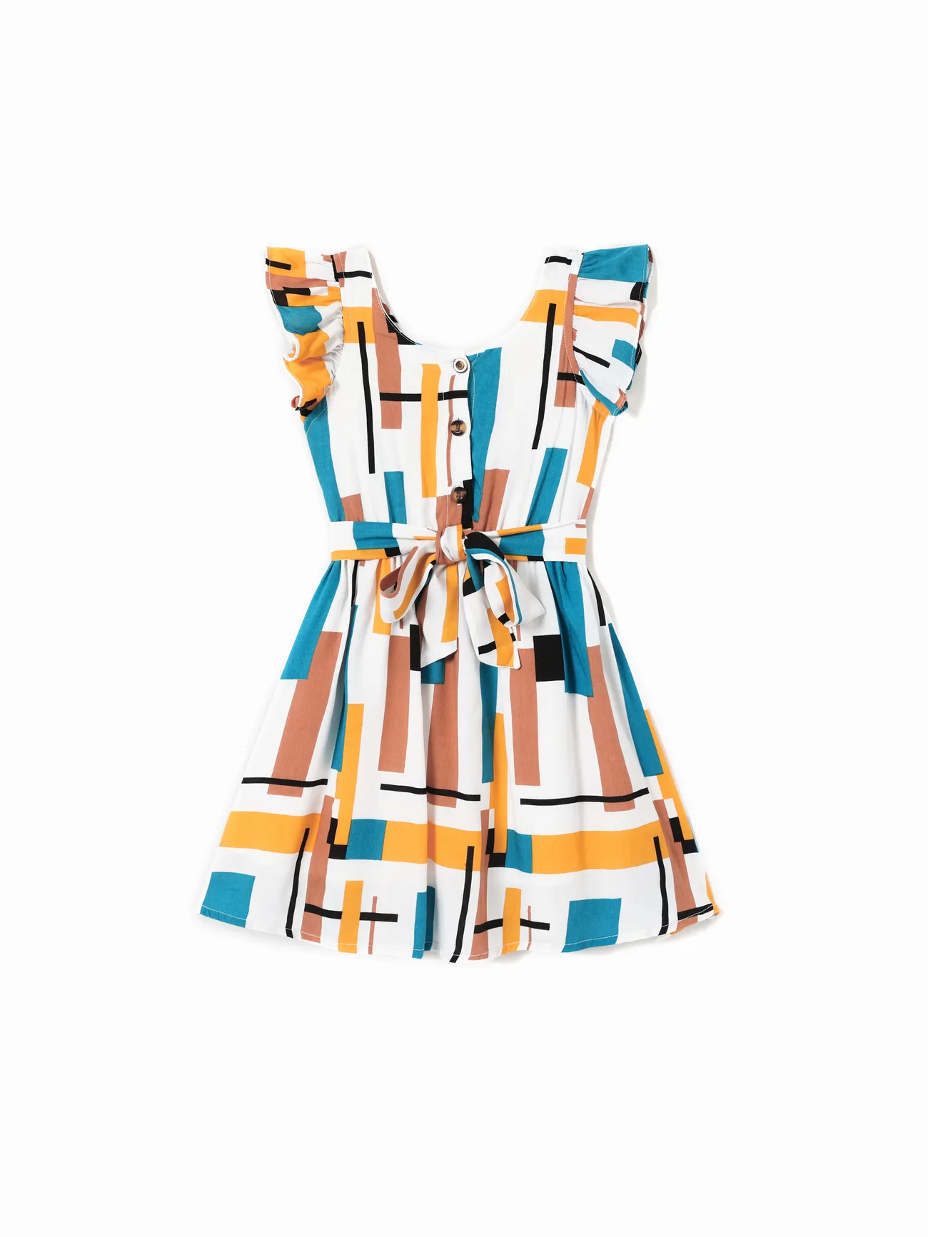 Family Matching Raglan Sleeves Tee and Geometric Pattern Button Strap Dress Sets
Family Matching Raglan Sleeves Tee and Geometric Pattern Button Strap Dress Sets