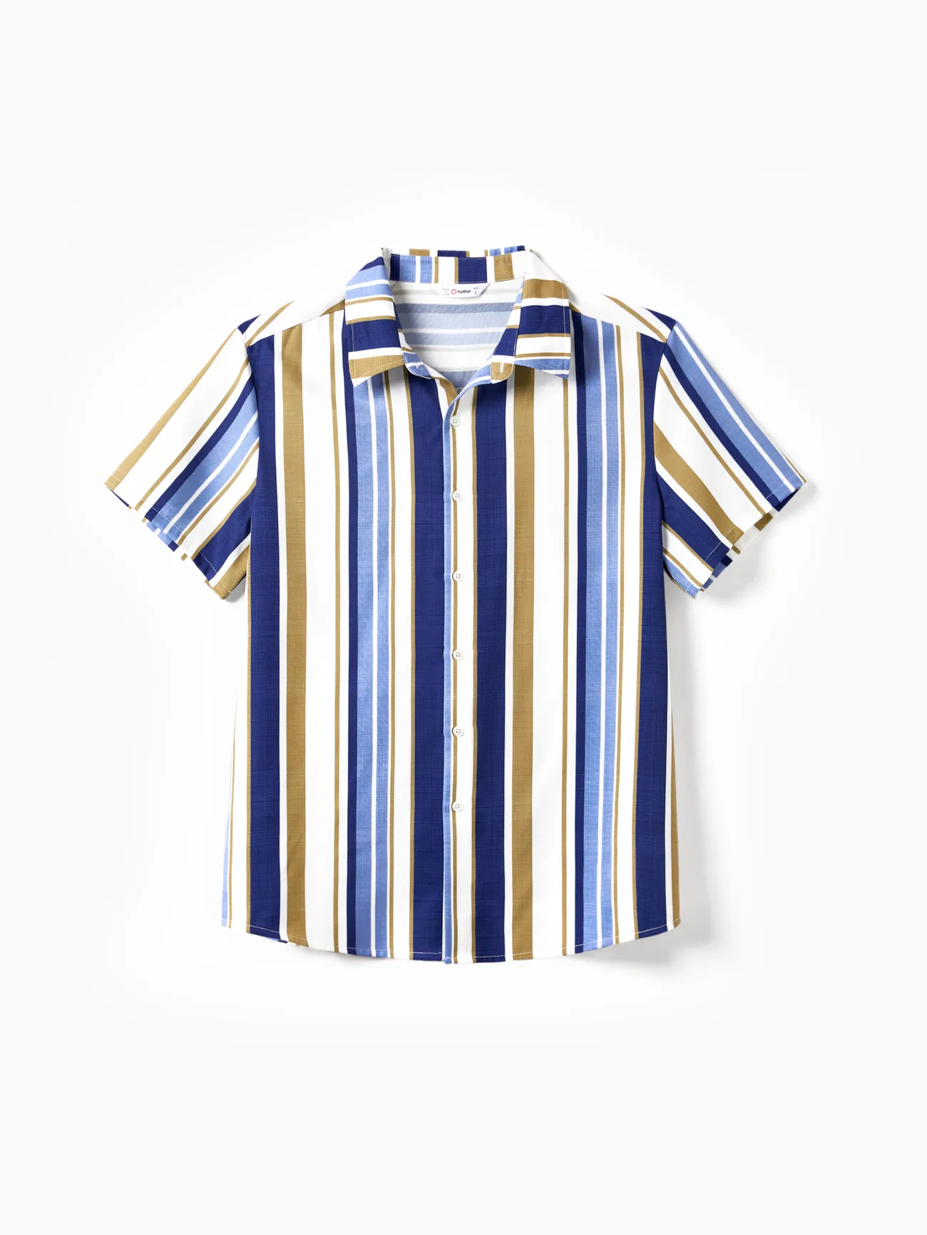 Family Matching Vertical Stripe Shirt and Overlap Flutter Trim Bow Decor Ruffle Hem Dress Sets
Family Matching Vertical Stripe Shirt and Overlap Flutter Trim Bow Decor Ruffle Hem Dress Sets