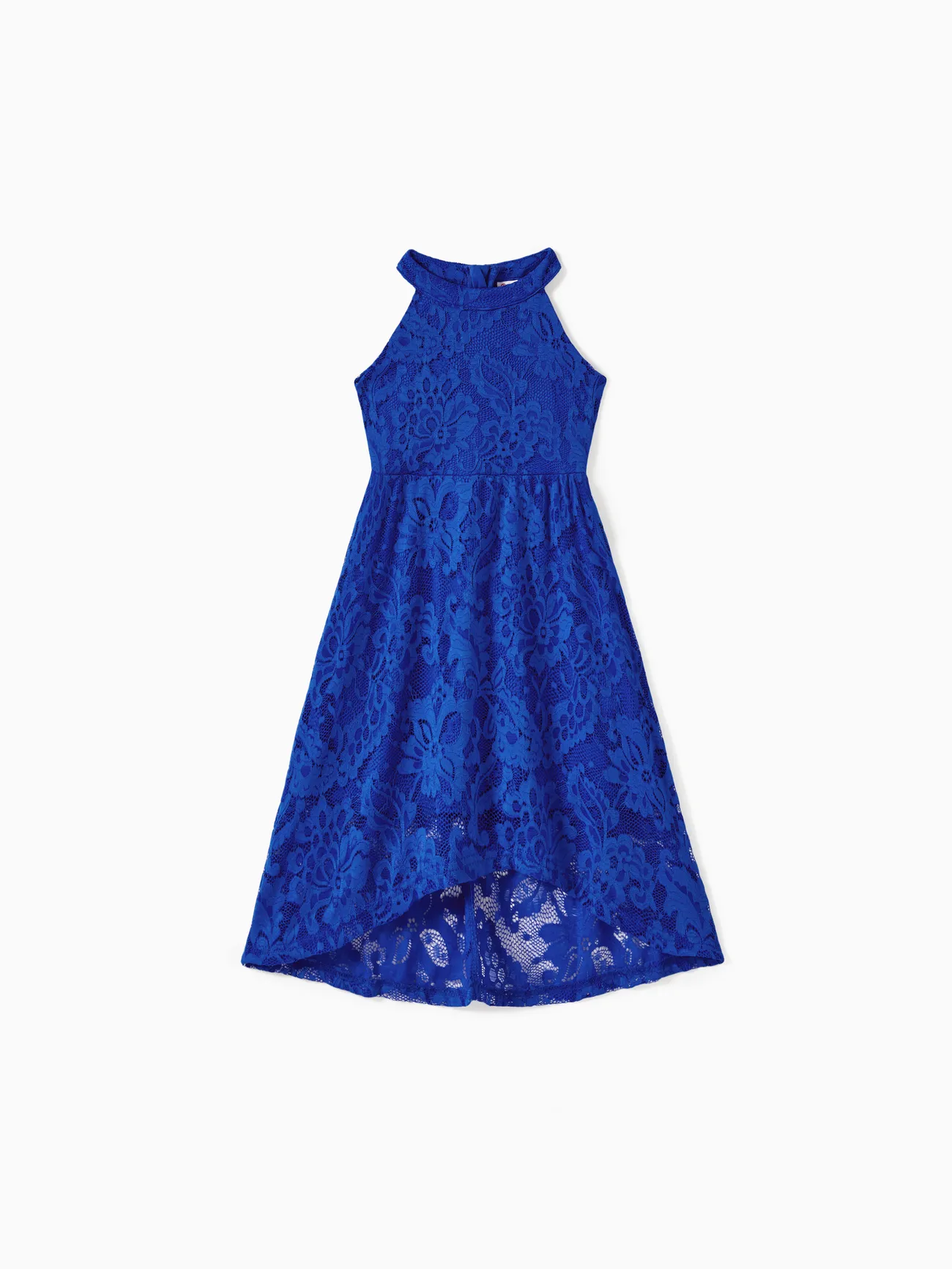 Family Matching Blue Lace Halter Sleeveless Dresses and Colorblock Short-sleeve Polo Shirts Sets
Family Matching Blue Lace Halter Sleeveless Dresses and Colorblock Short-sleeve Polo Shirts Sets
