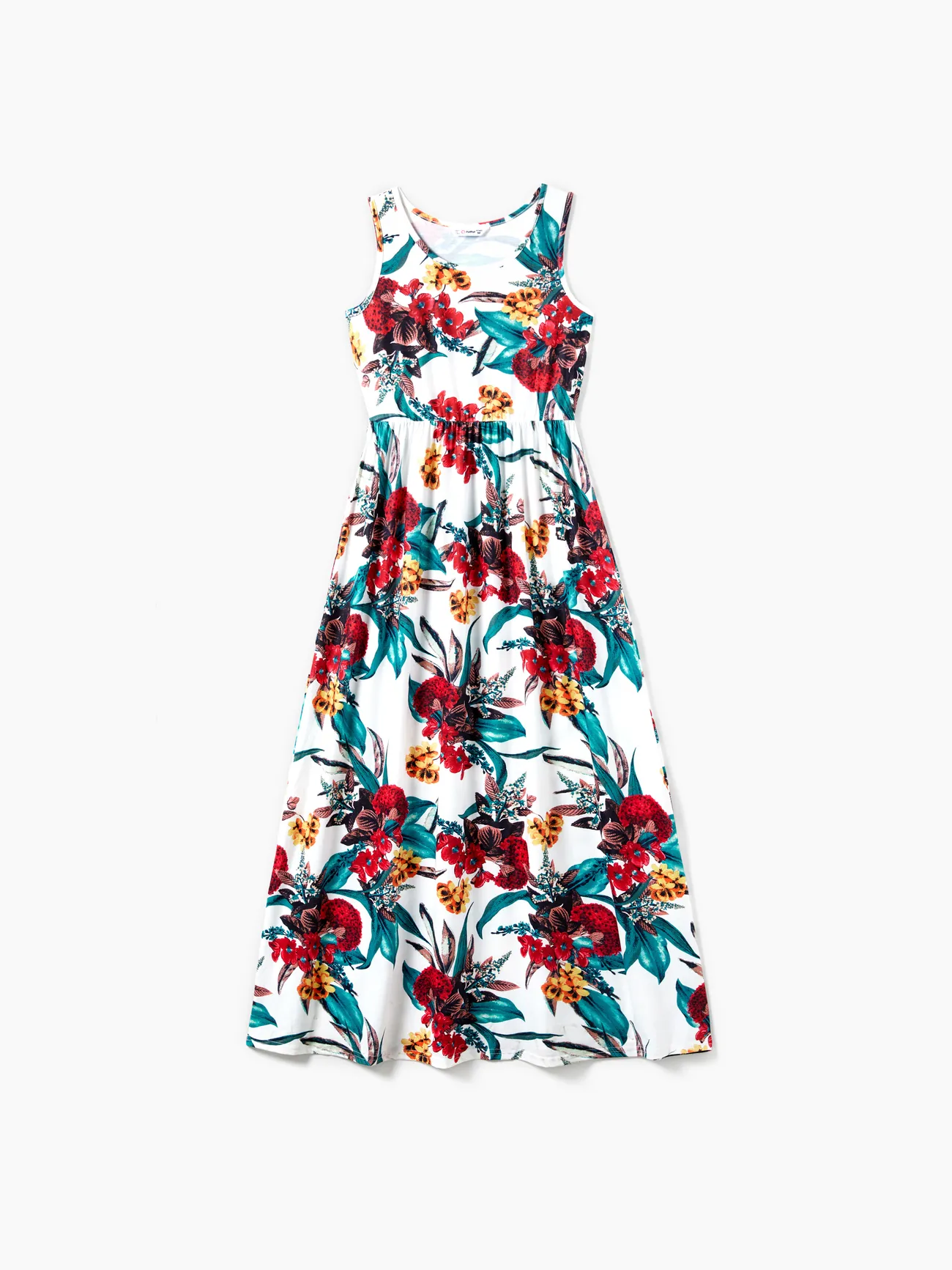 Family Matching Colorblock T-Shirt and Floral Tank Top Splicing Dress Sets
Family Matching Colorblock T-Shirt and Floral Tank Top Splicing Dress Sets