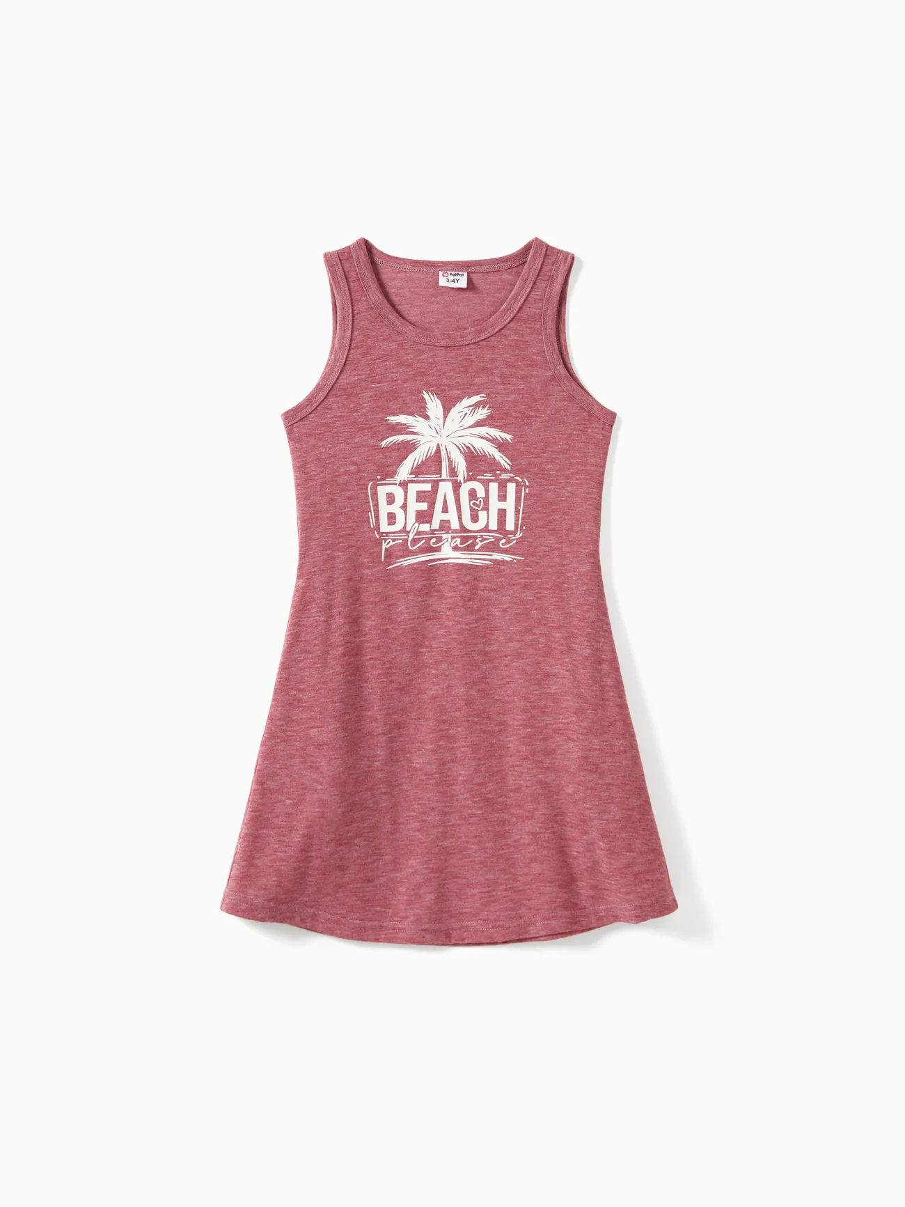 Mommy and Me Pink Round Neck Sleeveless Tasseled Trim Coconut Tree Graphic Beach Dress
Mommy and Me Pink Round Neck Sleeveless Tasseled Trim Coconut Tree Graphic Beach Dress