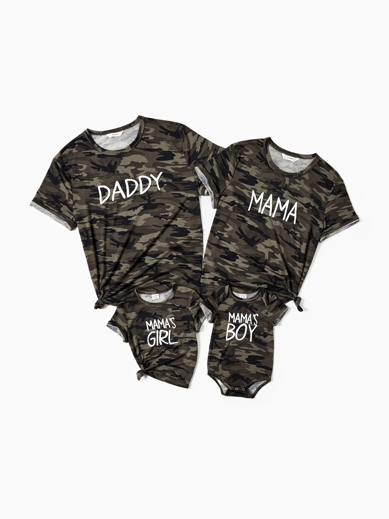 Family Matching Camo Letter Printed Short Sleeves Tops
Family Matching Camo Letter Printed Short Sleeves Tops