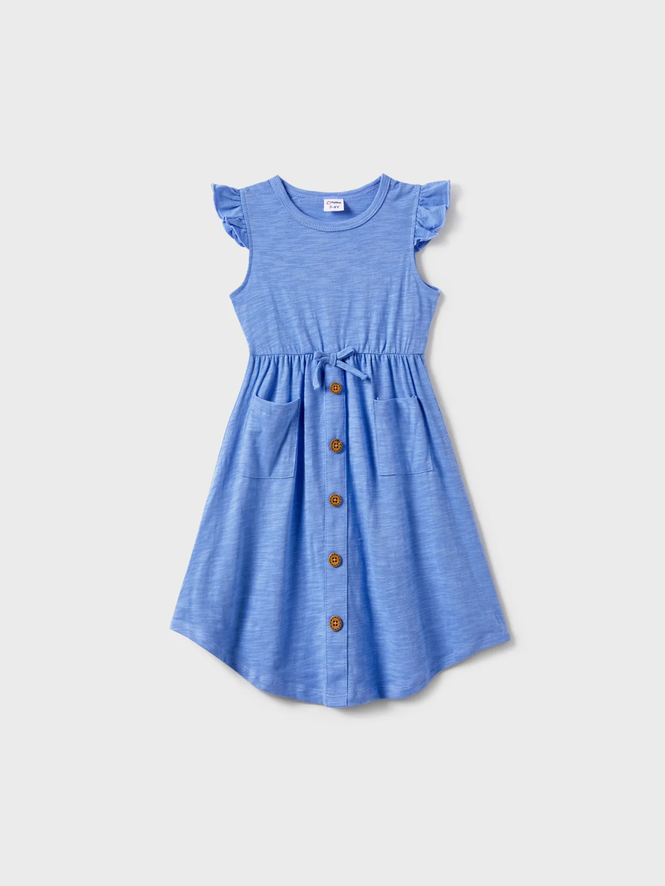 Family Matching Sets Color Block Tee and A-line Tank Dress with Drawstring, Pockets and Buttons
Family Matching Sets Color Block Tee and A-line Tank Dress with Drawstring, Pockets and Buttons