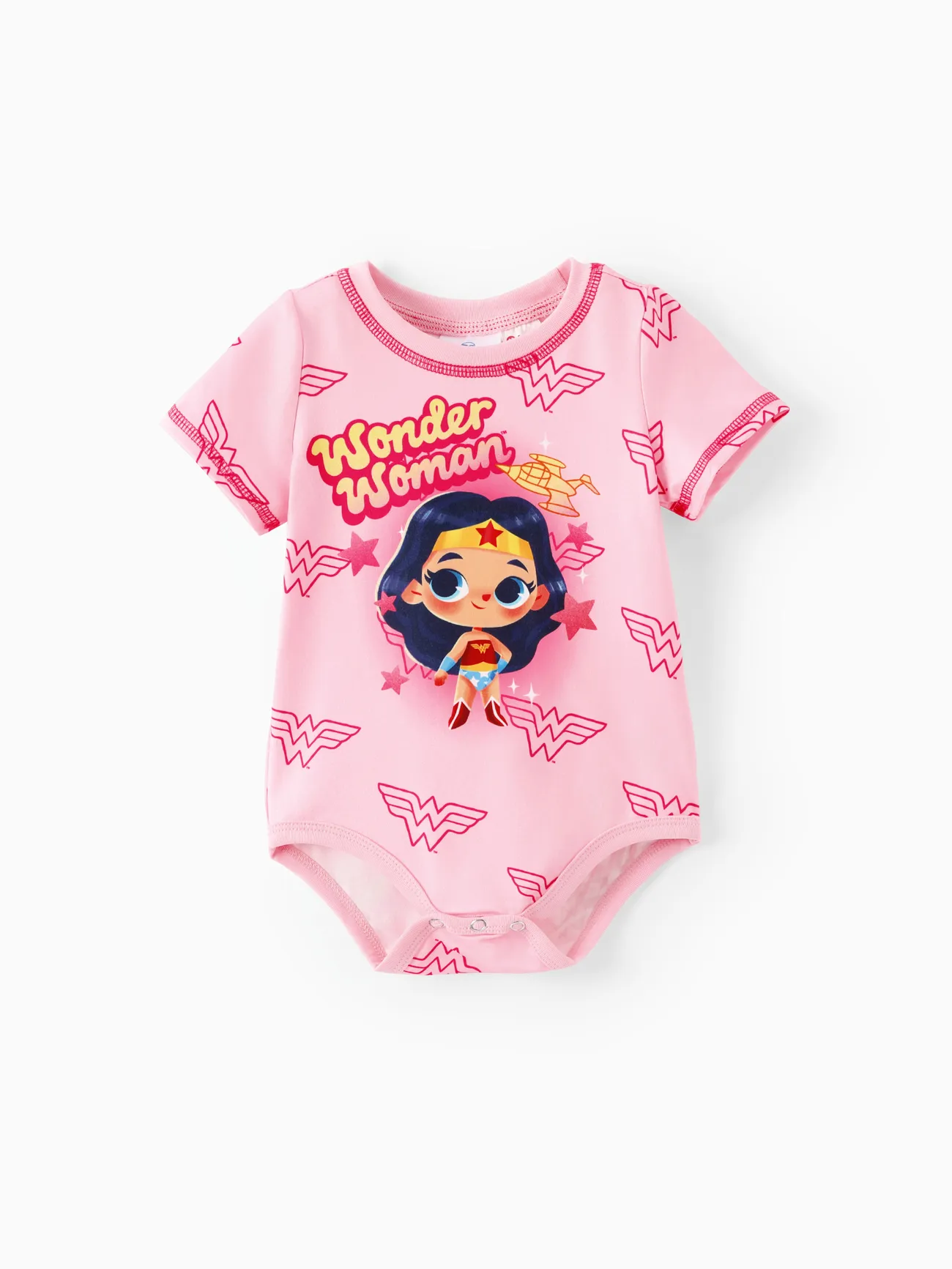 Justice League Baby 1pc Wonder Woman/Batman Short-sleeve Cotton Romper
Justice League Baby 1pc Wonder Woman/Batman Short-sleeve Cotton Romper