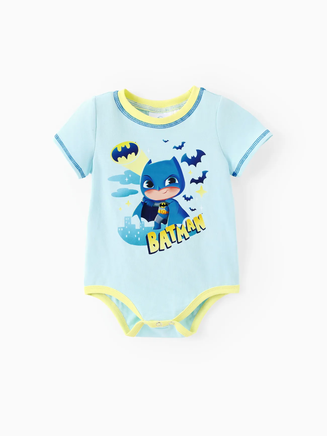 Justice League Baby 1pc Wonder Woman/Batman Short-sleeve Cotton Romper
Justice League Baby 1pc Wonder Woman/Batman Short-sleeve Cotton Romper
