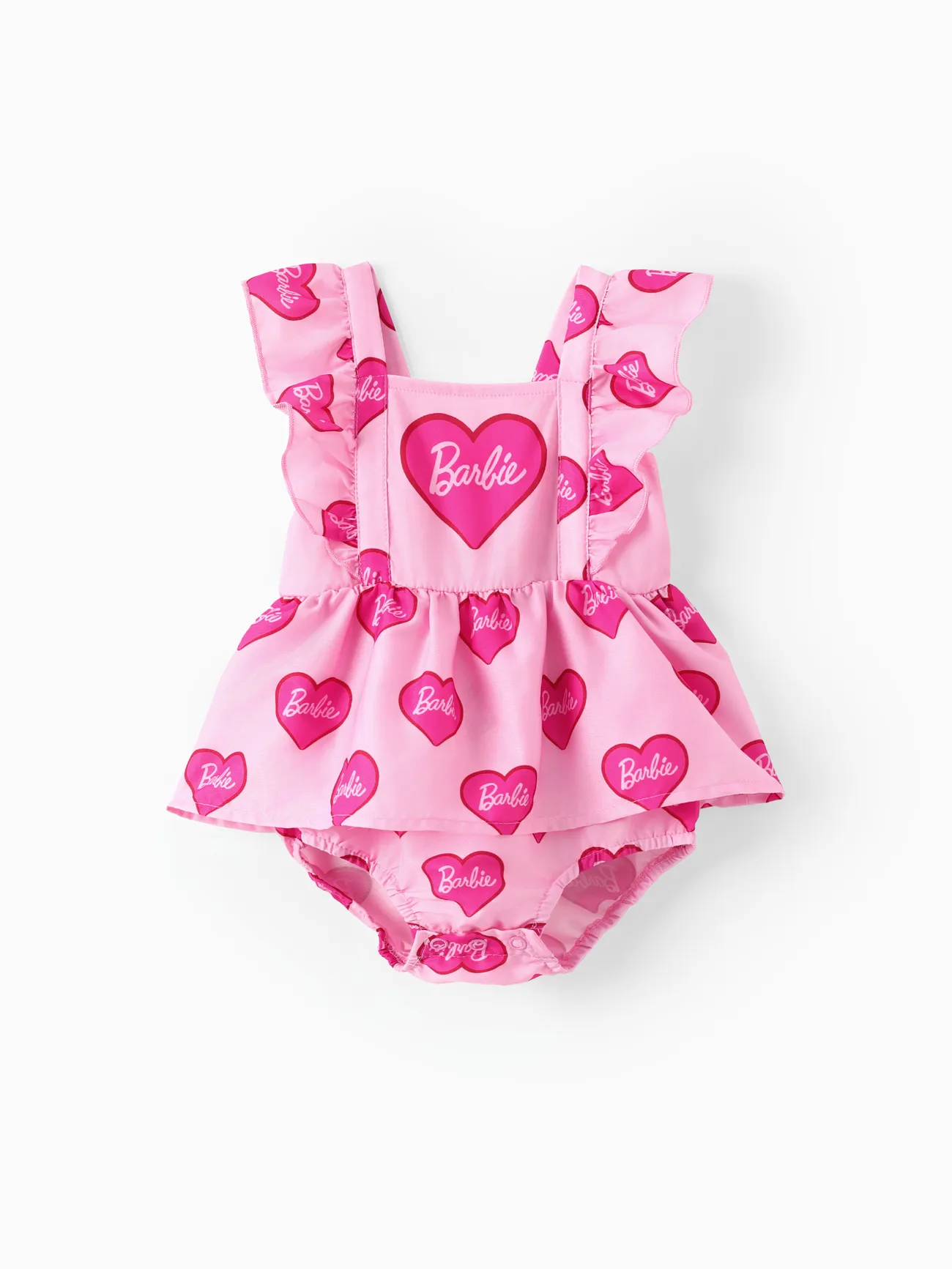 Barbie Mommy And Me 1pc Heart Allover Print Sleeveless Smocking Dress/Jumpsuit
Barbie Mommy And Me 1pc Heart Allover Print Sleeveless Smocking Dress/Jumpsuit