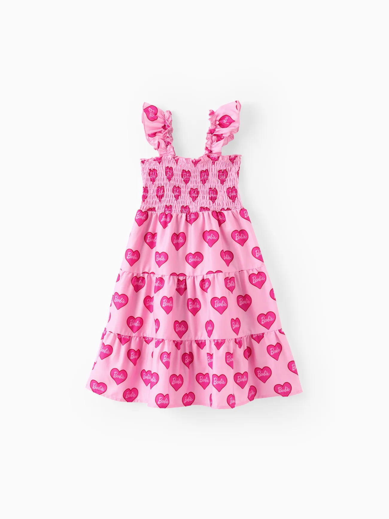 Barbie Mommy And Me 1pc Heart Allover Print Sleeveless Smocking Dress/Jumpsuit
Barbie Mommy And Me 1pc Heart Allover Print Sleeveless Smocking Dress/Jumpsuit