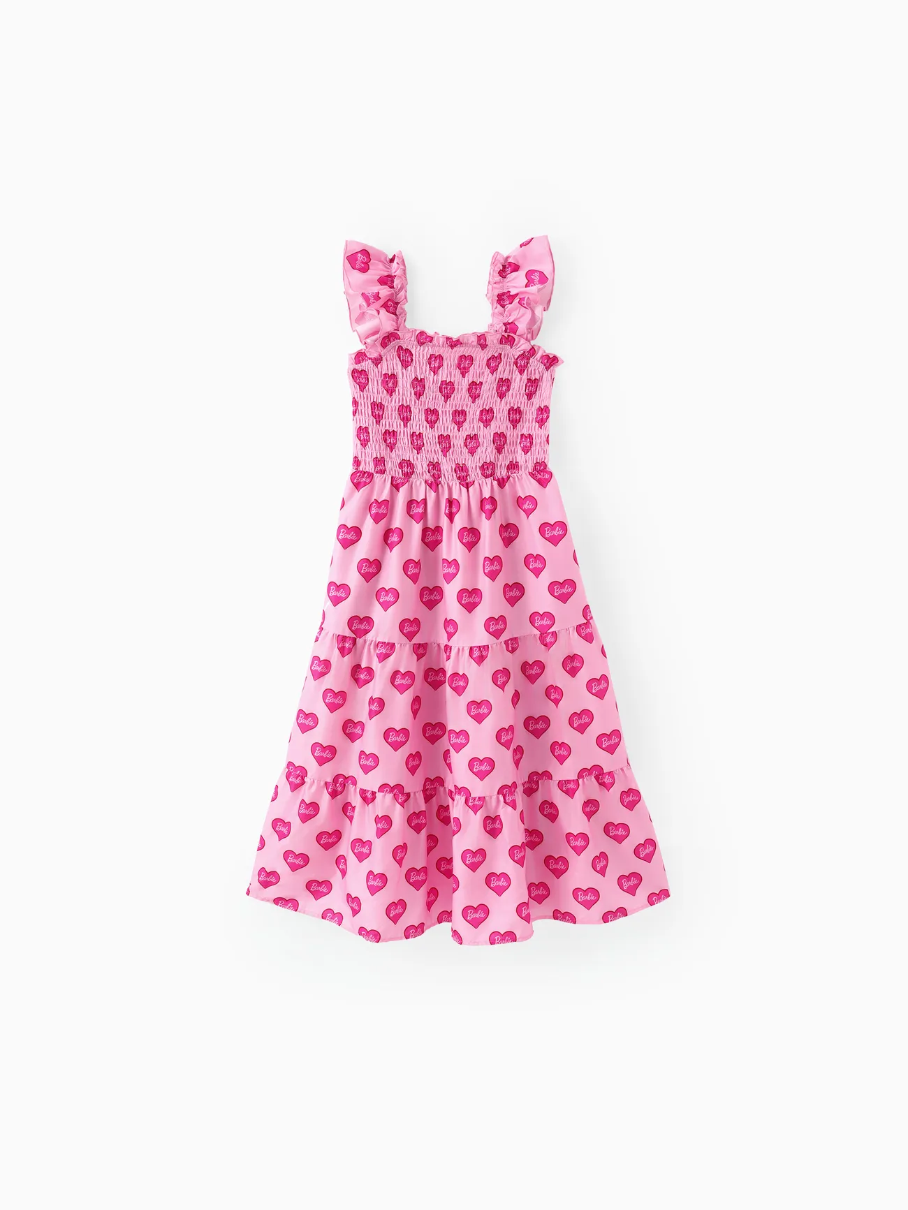 Barbie Mommy And Me 1pc Heart Allover Print Sleeveless Smocking Dress/Jumpsuit
Barbie Mommy And Me 1pc Heart Allover Print Sleeveless Smocking Dress/Jumpsuit
