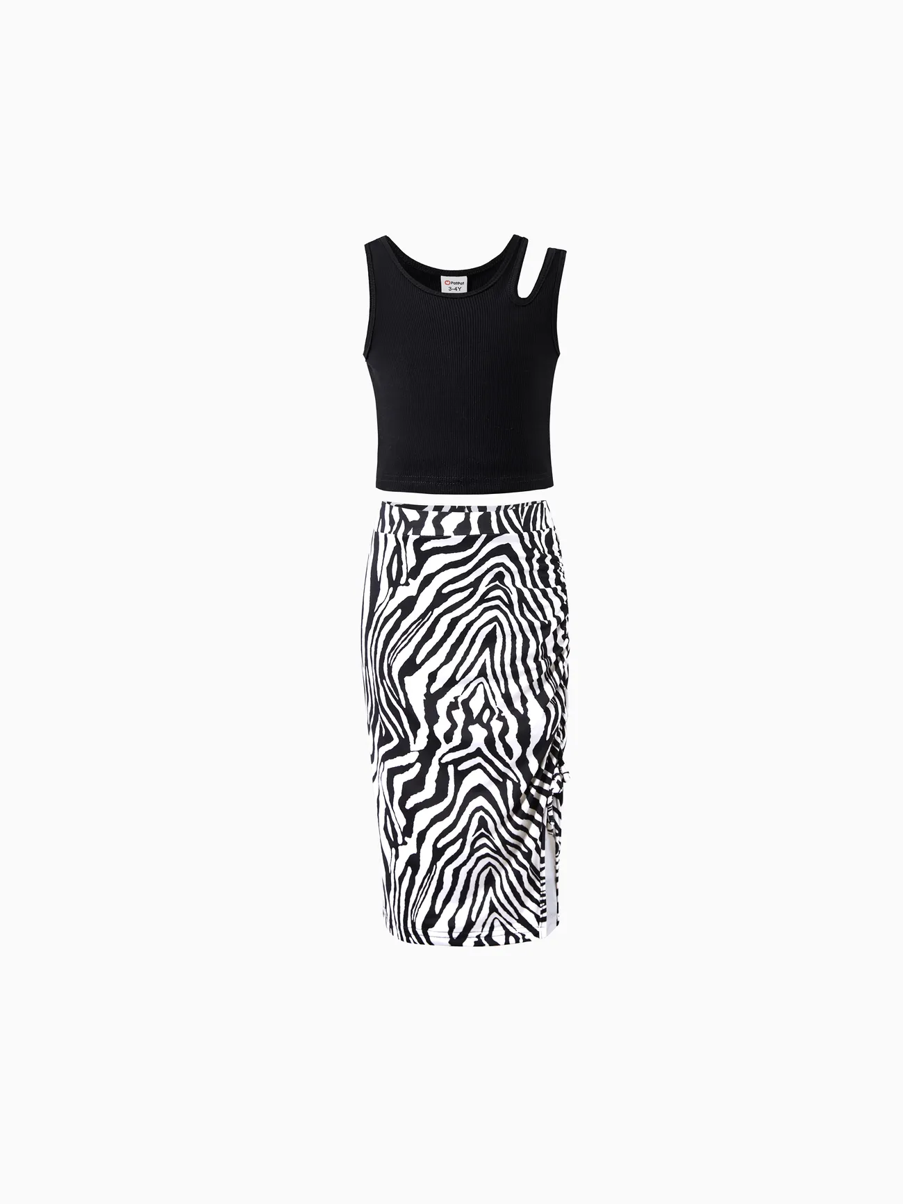 Family Matching Dress Black Top and Leopard Print Side Drawstring Bodycon Skirt 2-Piece Cotton Dress Set for Mommy and Me
Family Matching Dress Black Top and Leopard Print Side Drawstring Bodycon Skirt 2-Piece Cotton Dress Set for Mommy and Me